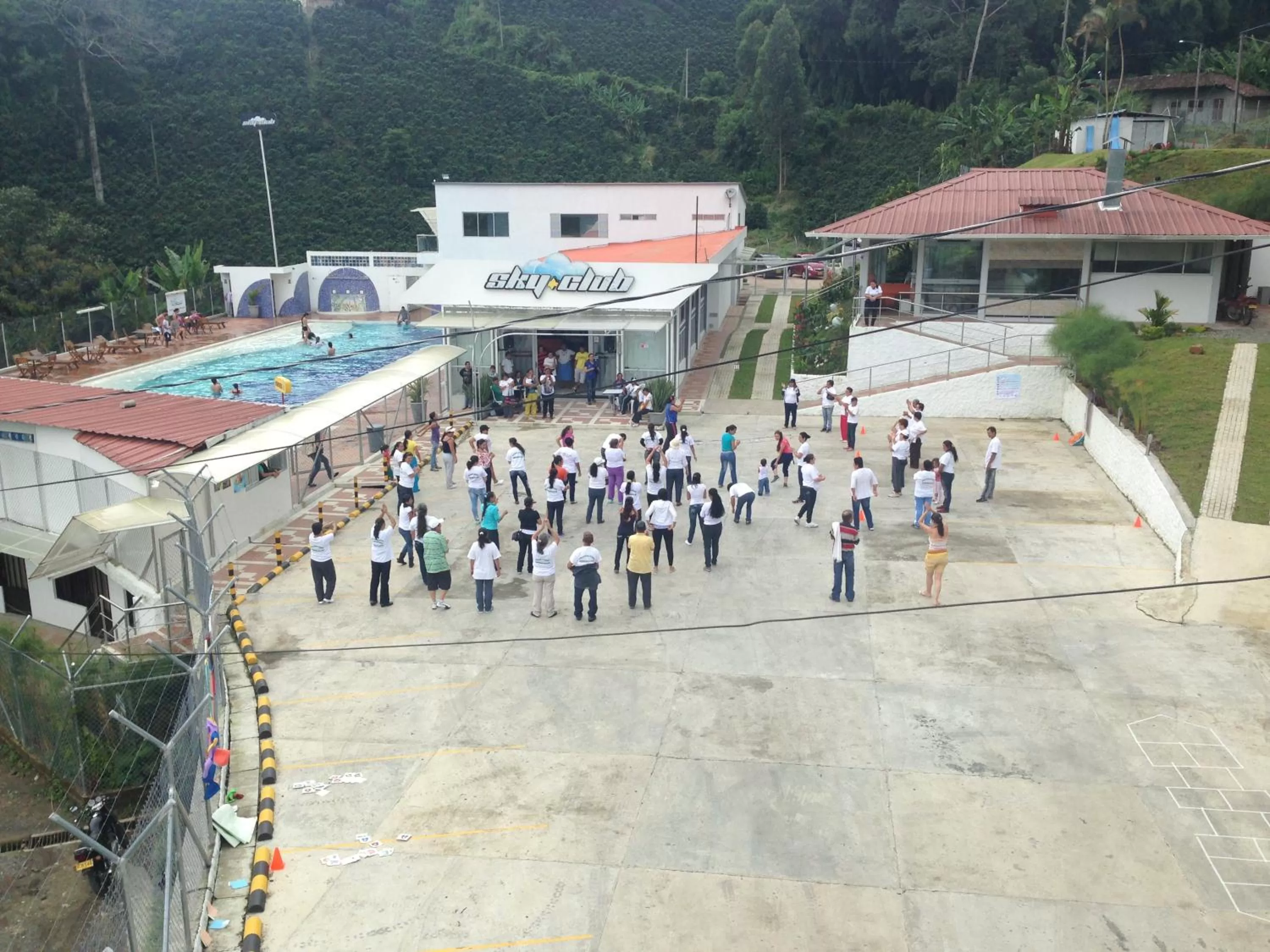 Facade/entrance in Sky Club Eco Hotel