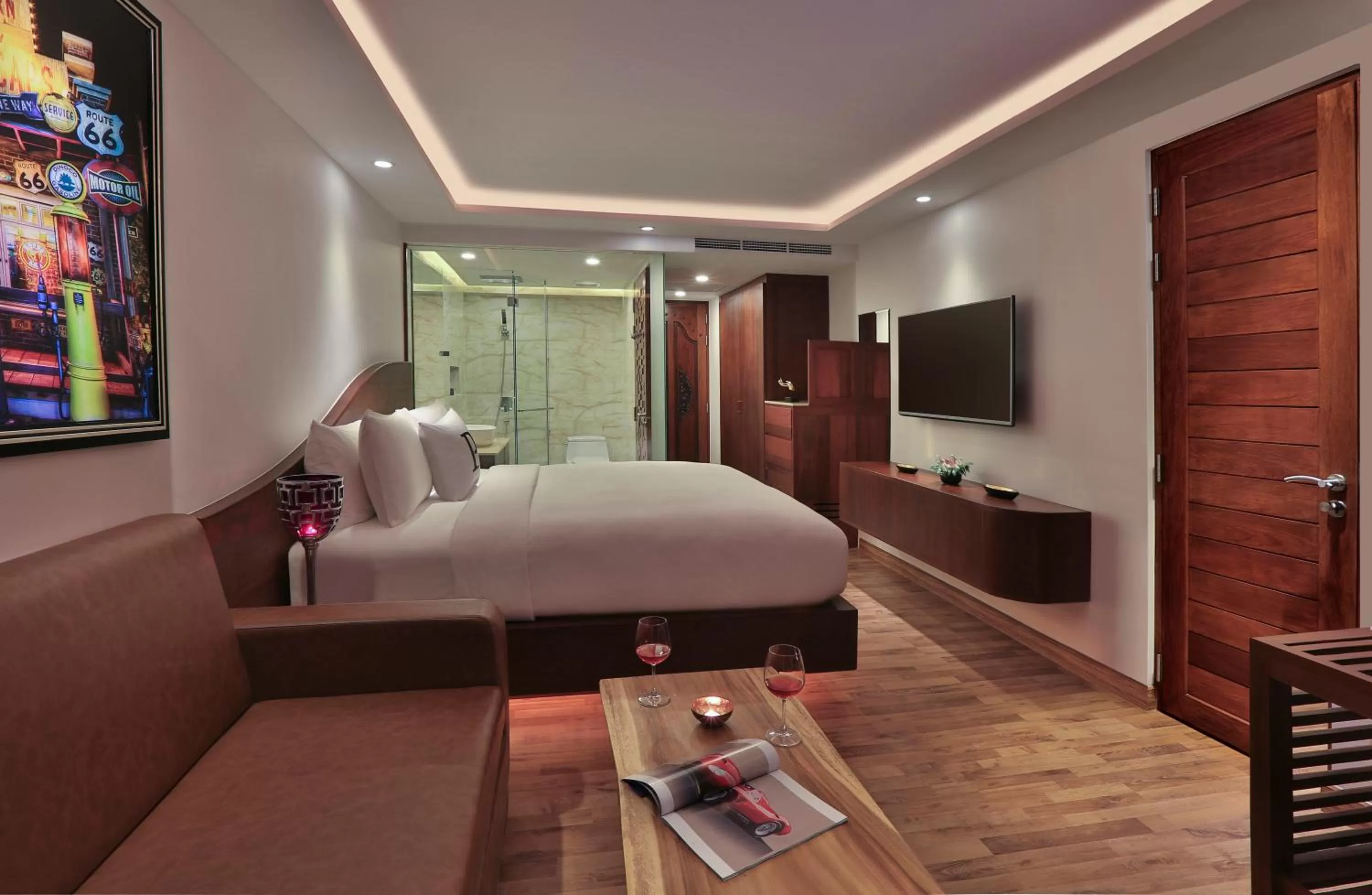 Bed in The Privilege Hotel Ezra Beach Club