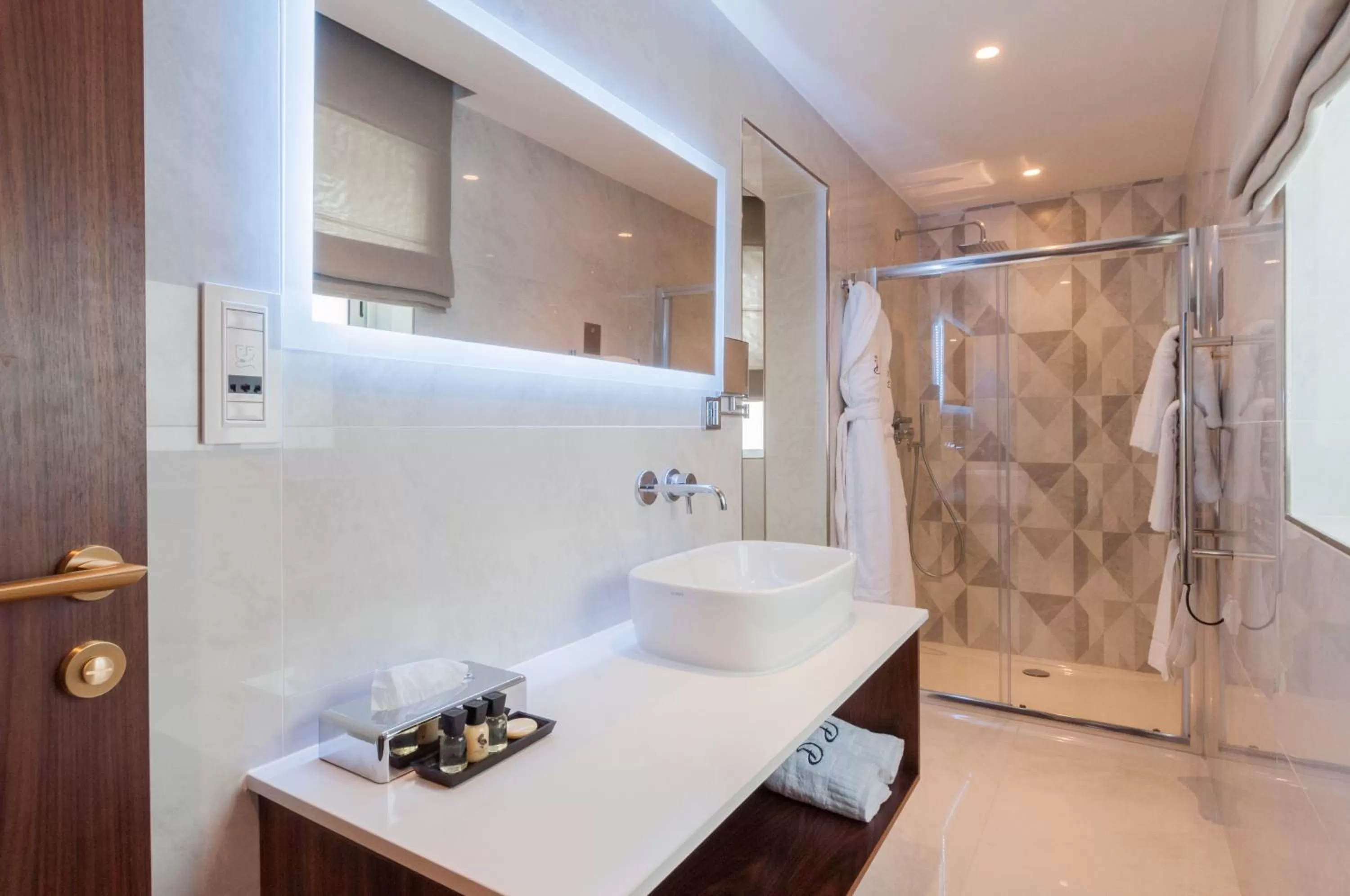 Shower in The Duke Boutique Hotel