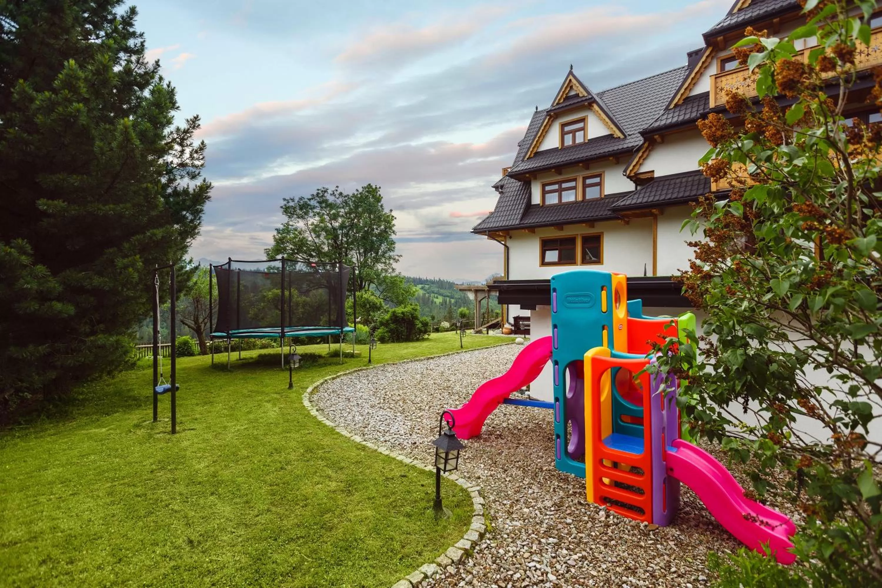 Children play ground in Górskie Wspomnienie