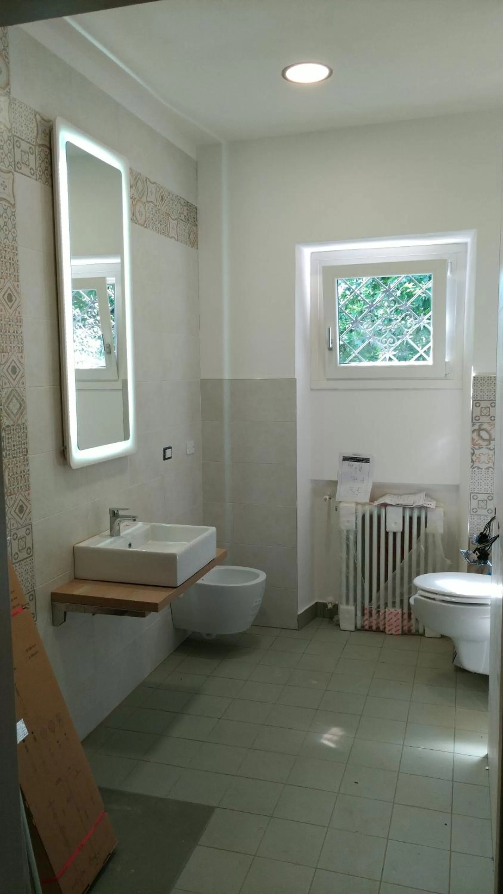 Bathroom in "La Selvetta" bed and breakfast