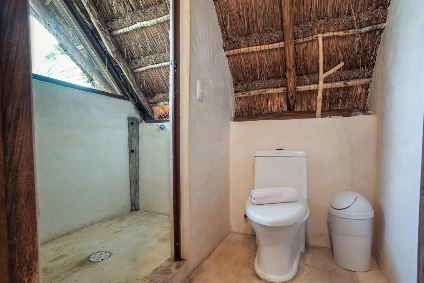 Bathroom in Hidden Treehouse Tulum Eco-Hotel