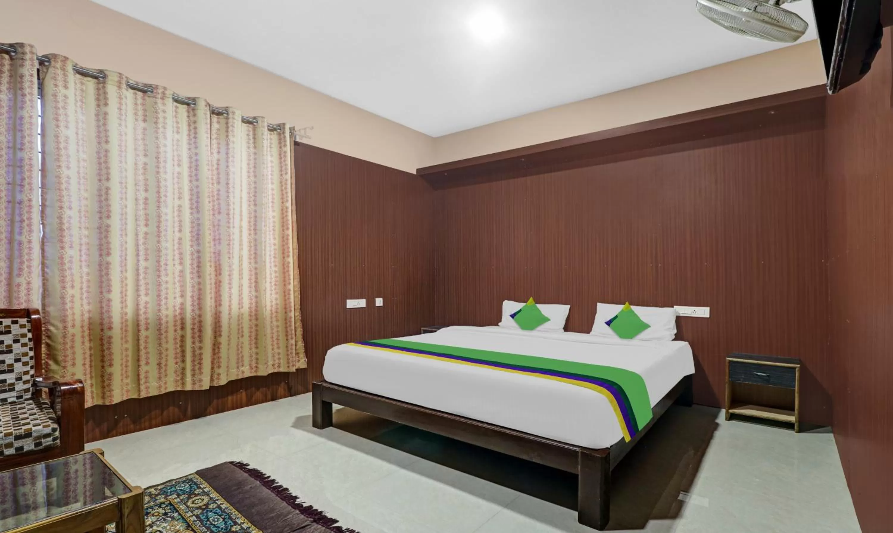 Photo of the whole room, Bed in Treebo Trend Grand JP Inn