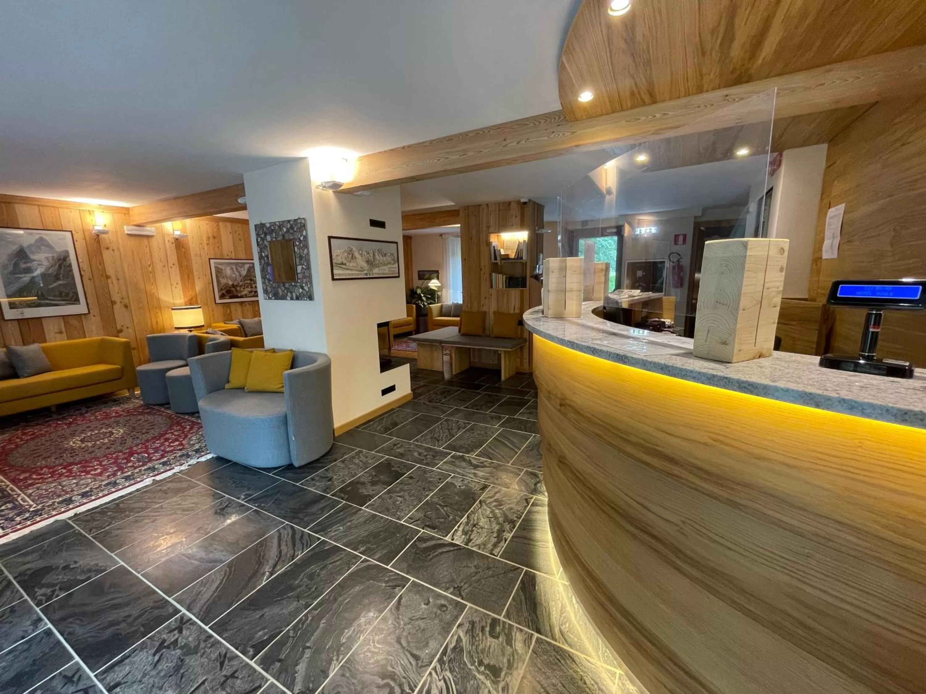 Lobby or reception in Hotel Aigle