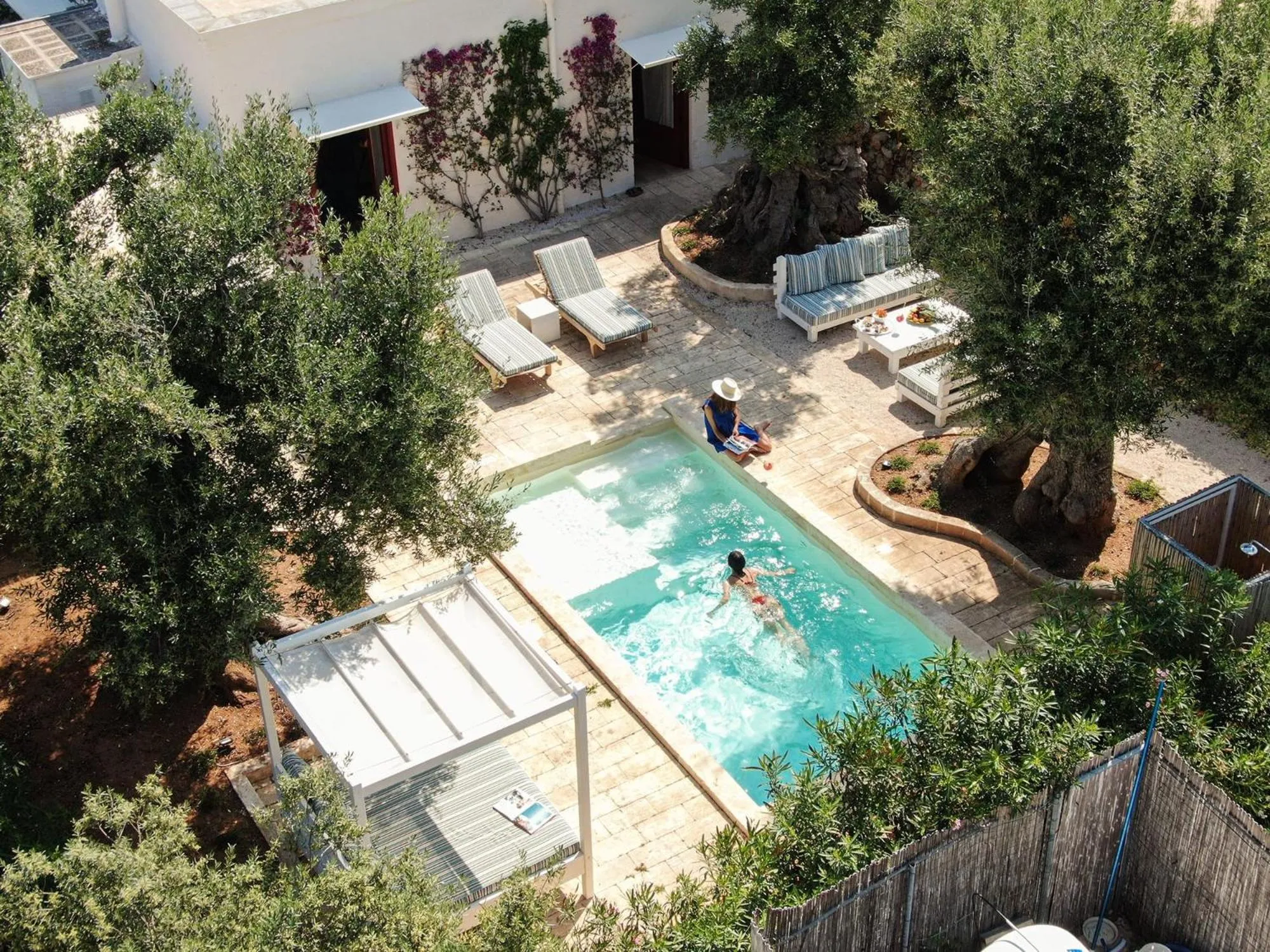 Swimming pool in Masseria Torre Coccaro