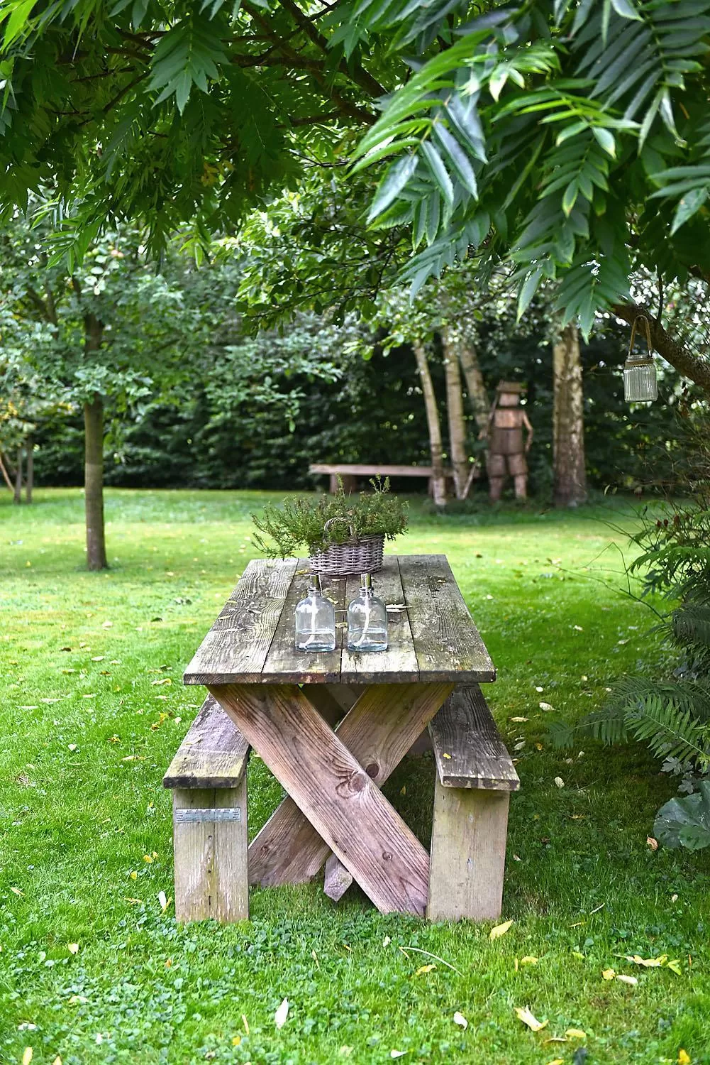 Garden view, Garden in B&B Houtstee