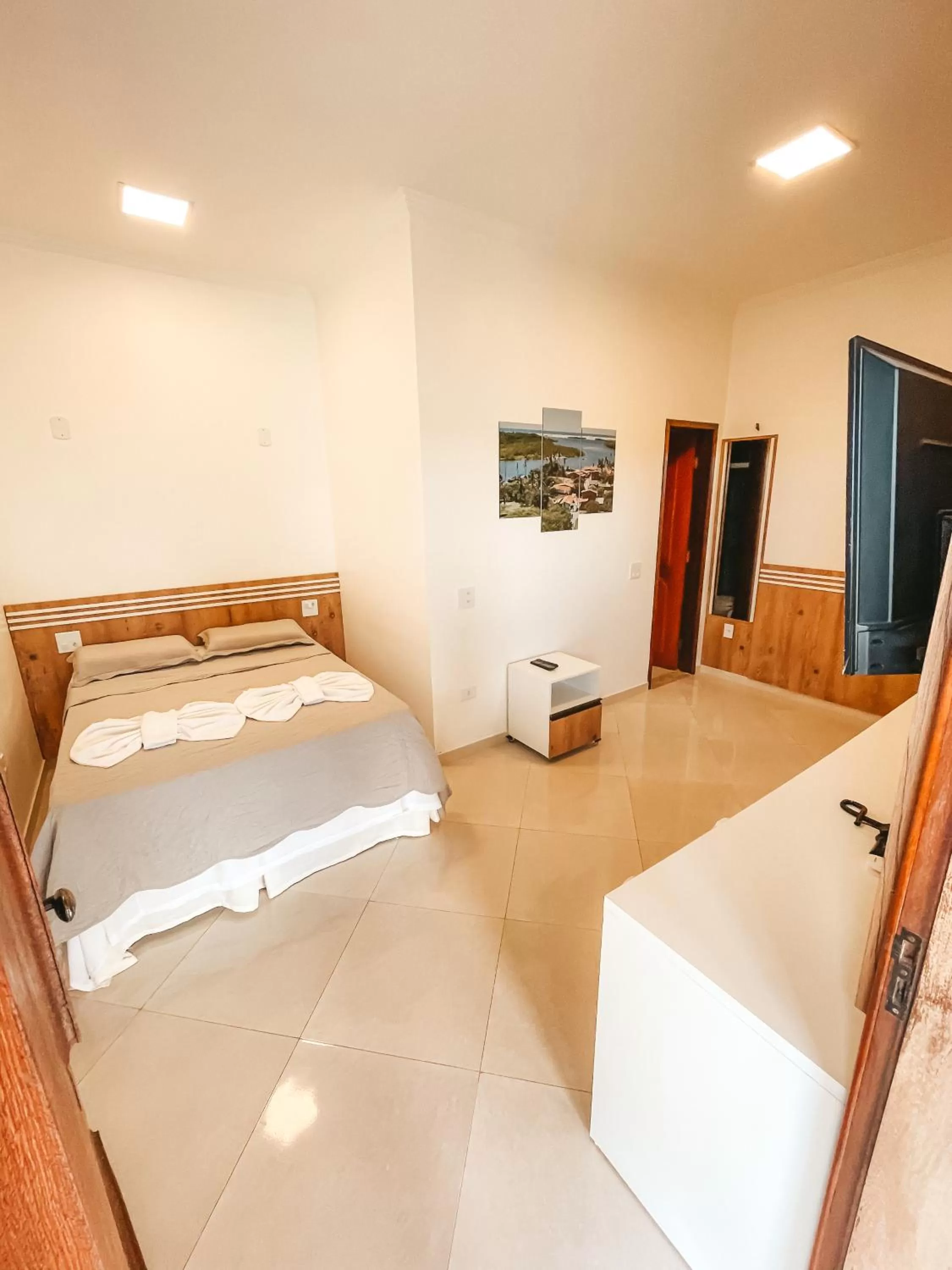 Photo of the whole room, Bed in Pousada Vasto Horizonte