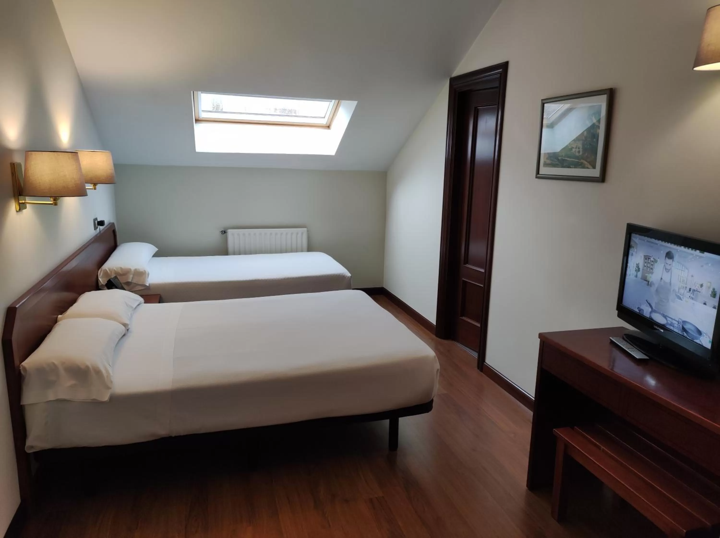 Bed in Hotel Compostela Vigo