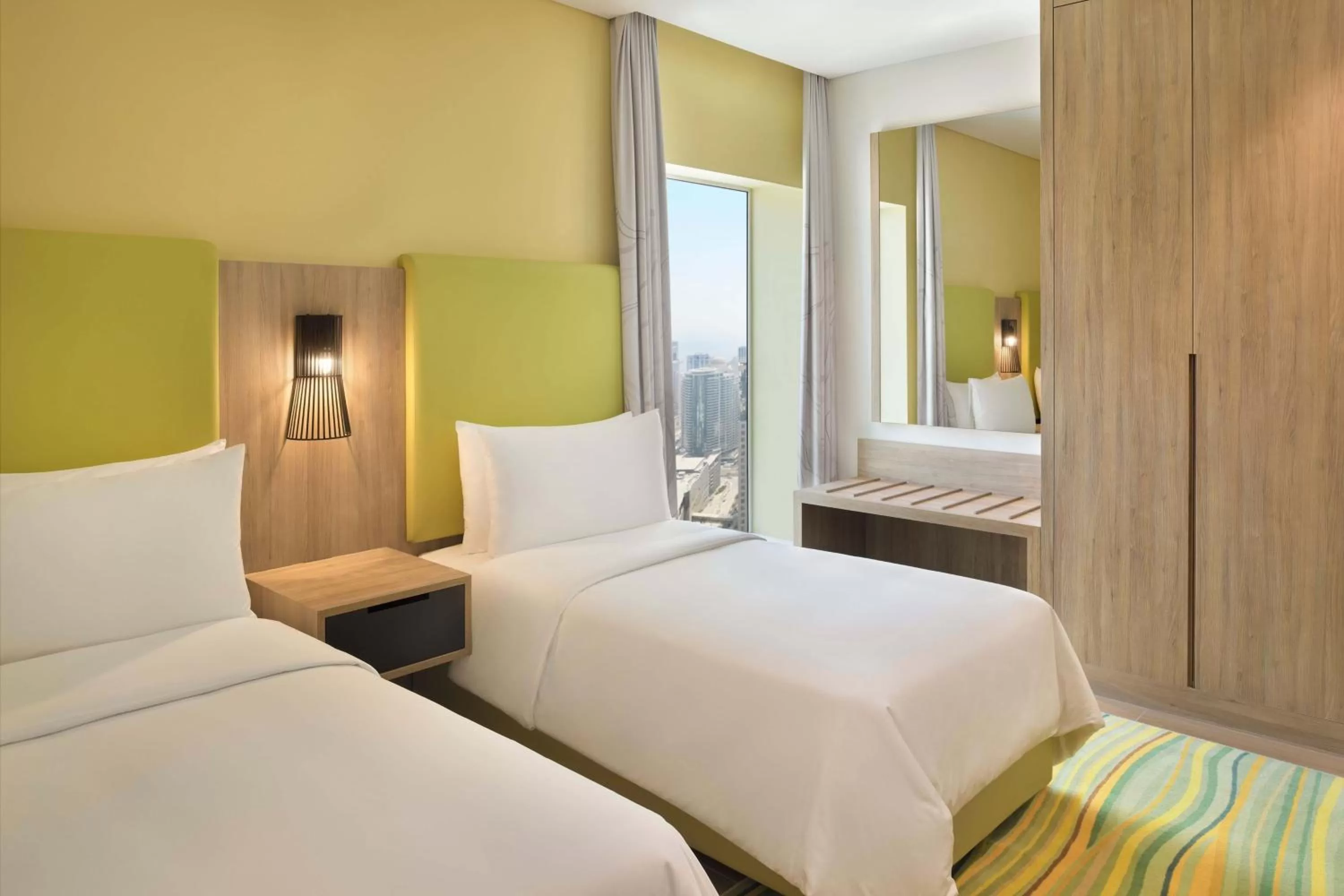 Photo of the whole room, Bed in Element by Westin City Center Doha