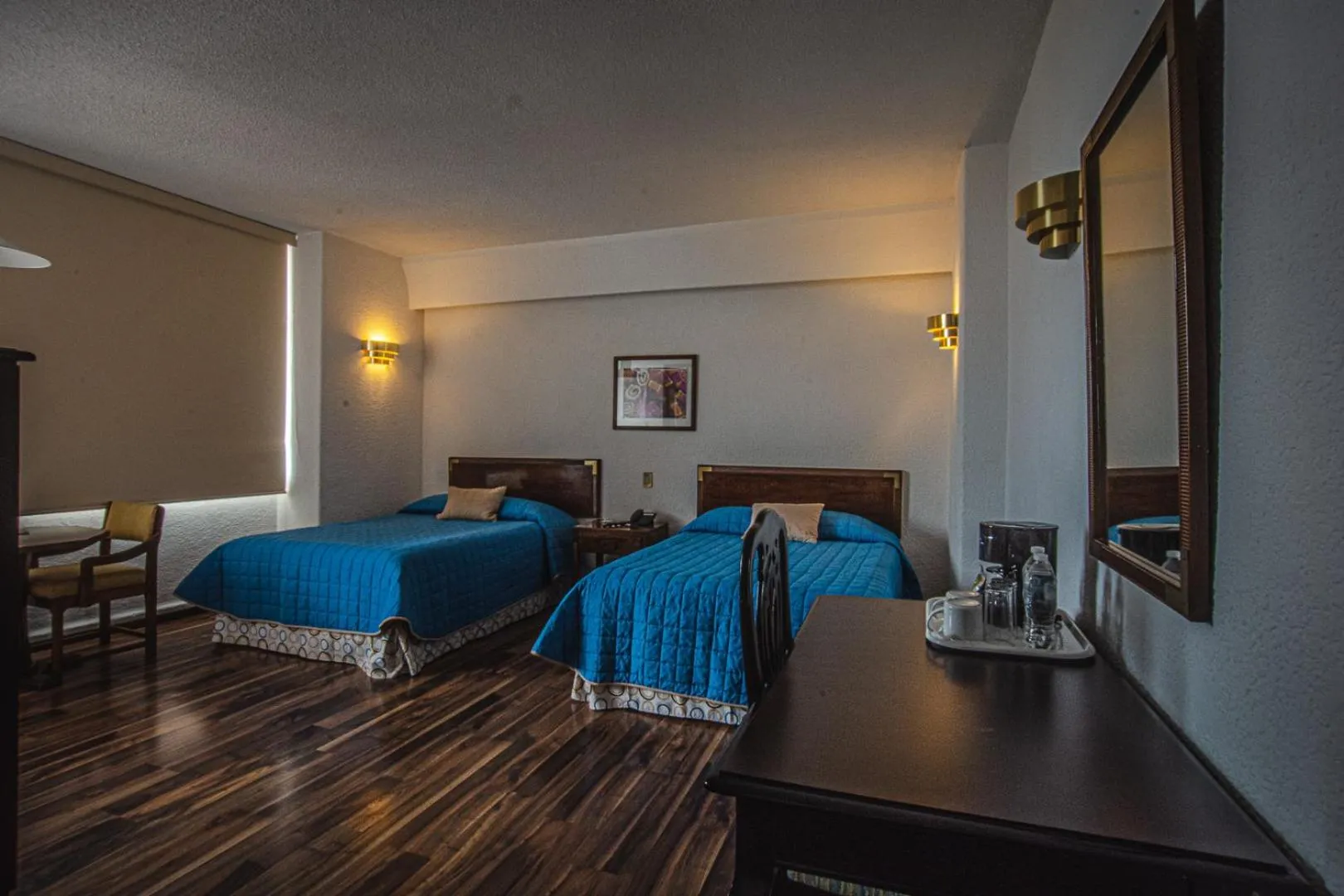 Bed in Hotel Palacio