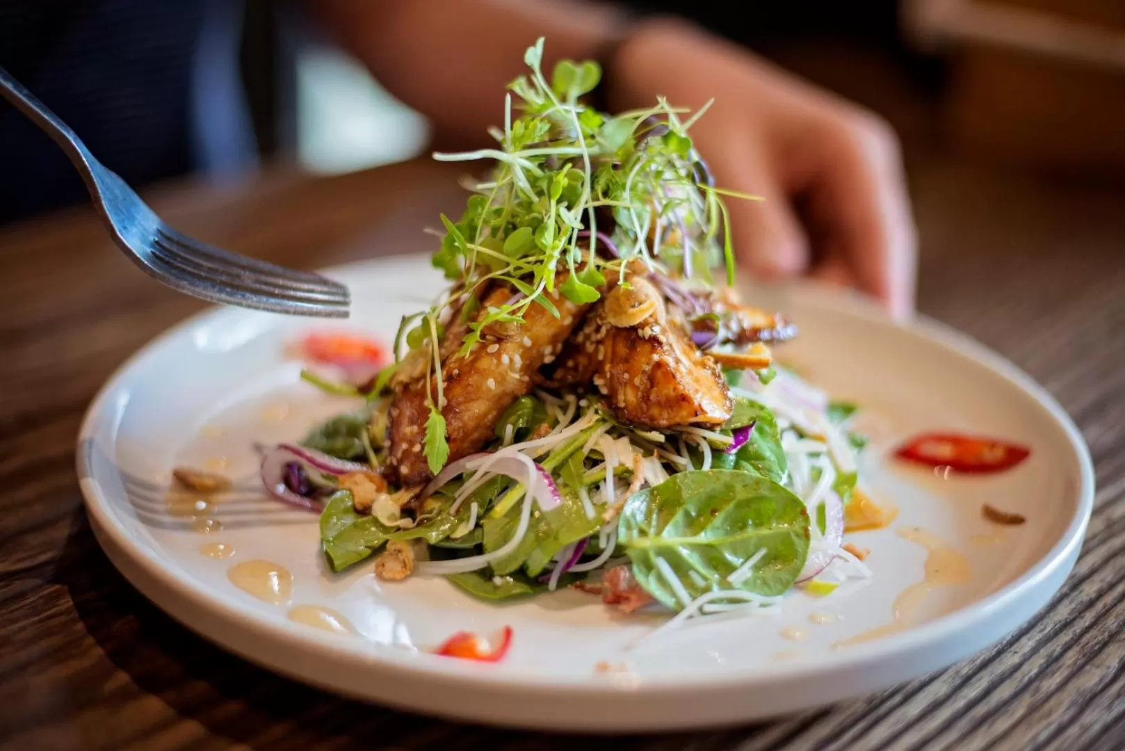 Food in Six Degrees Boutique Hotel