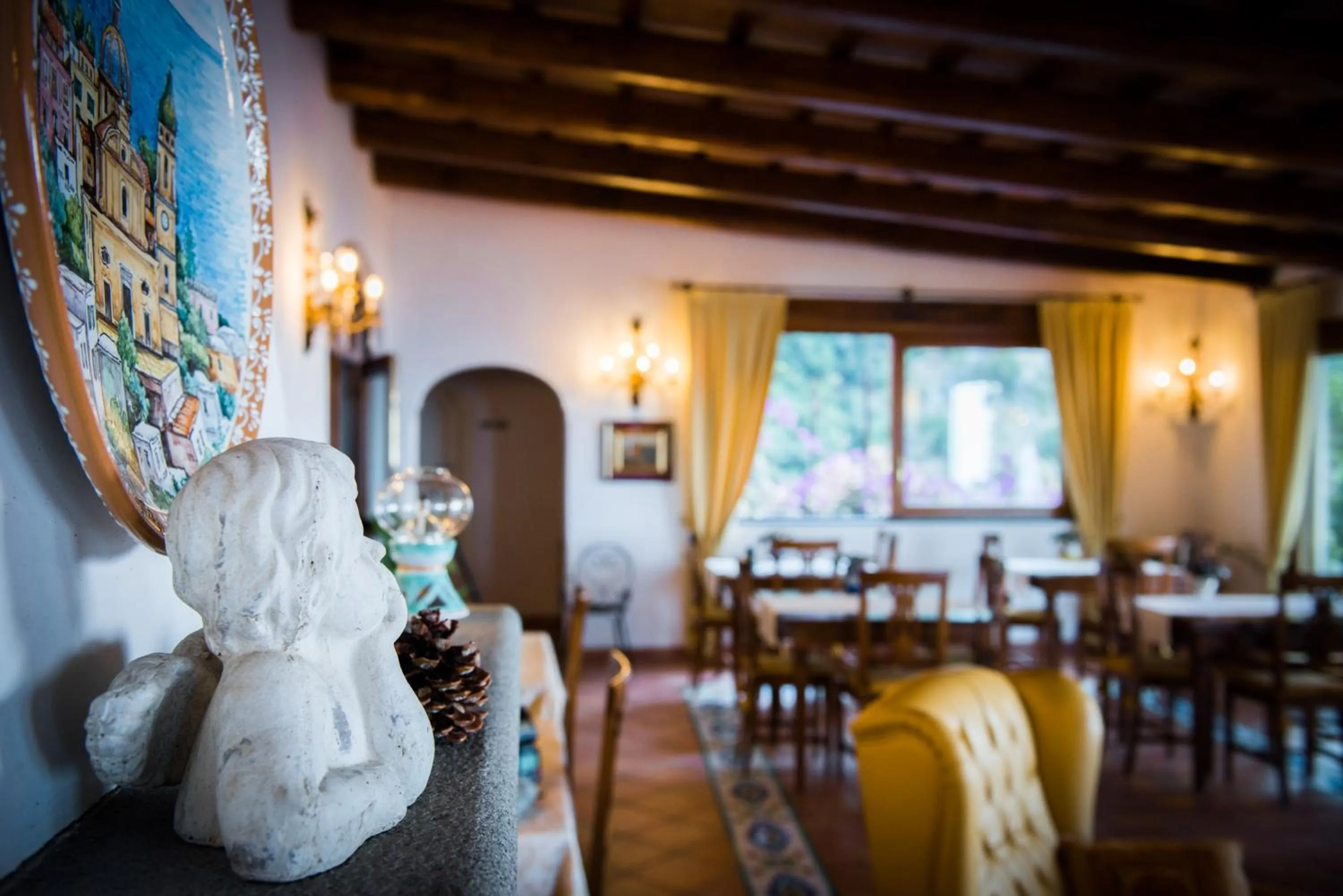 Decorative detail in Hotel Pellegrino