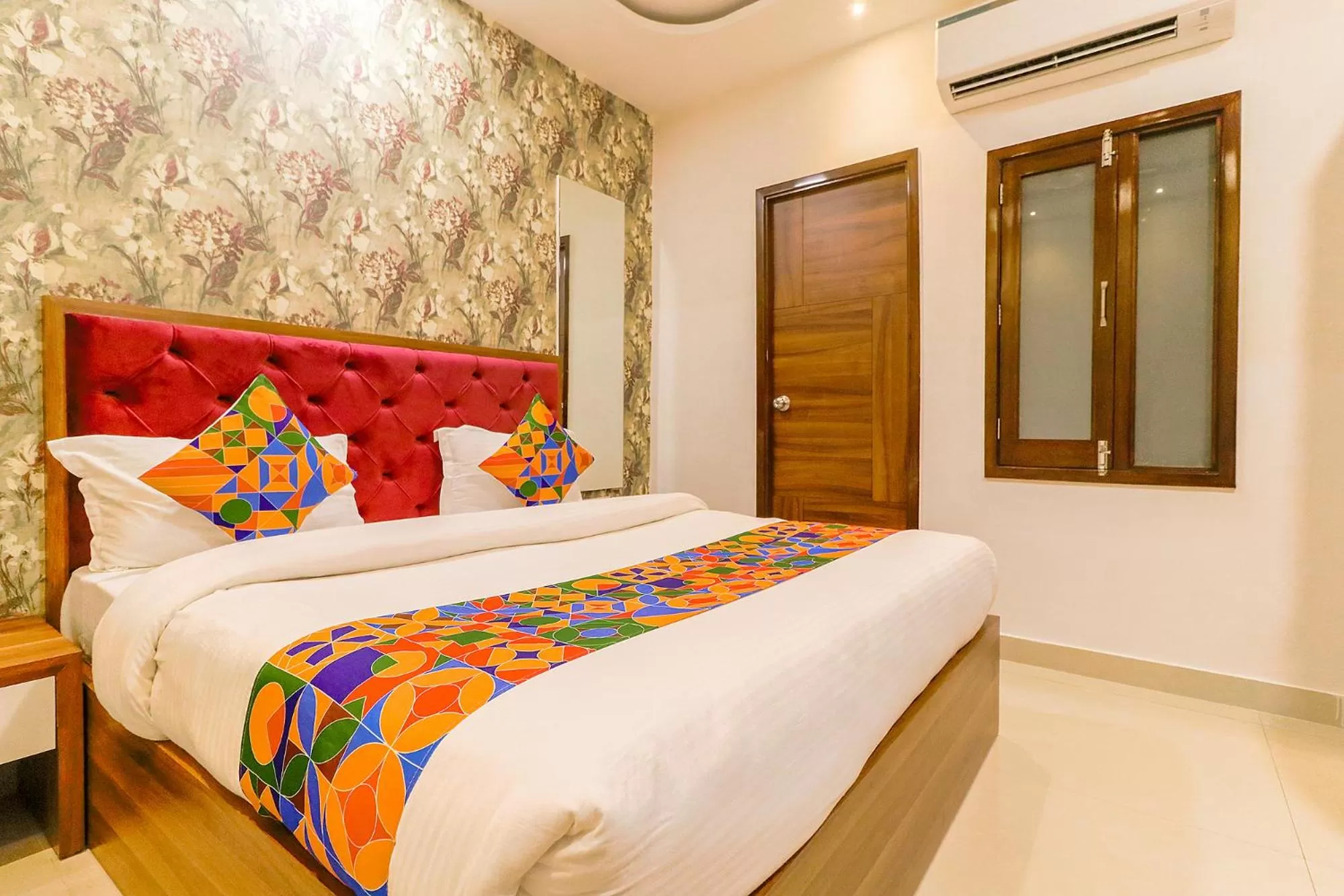 Bedroom, Bed in FabHotel Golden Velvet