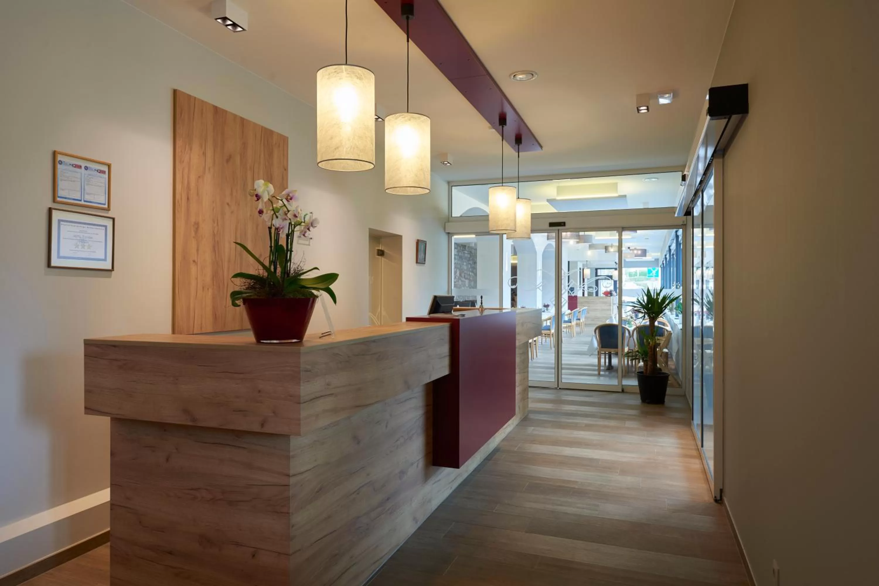 Lobby or reception in Hotel Restaurant Tychon AG