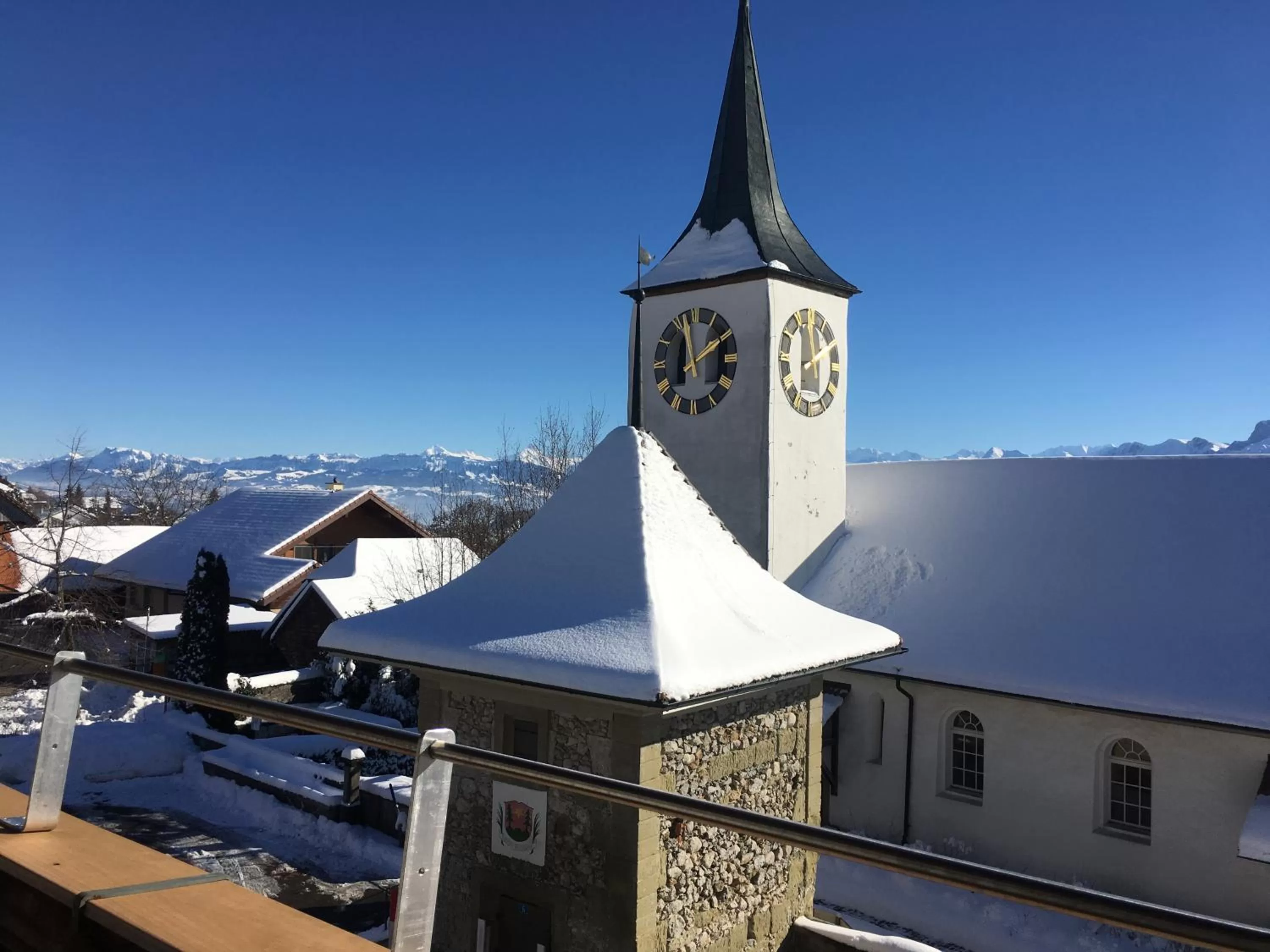 Balcony/Terrace in B&B Bären