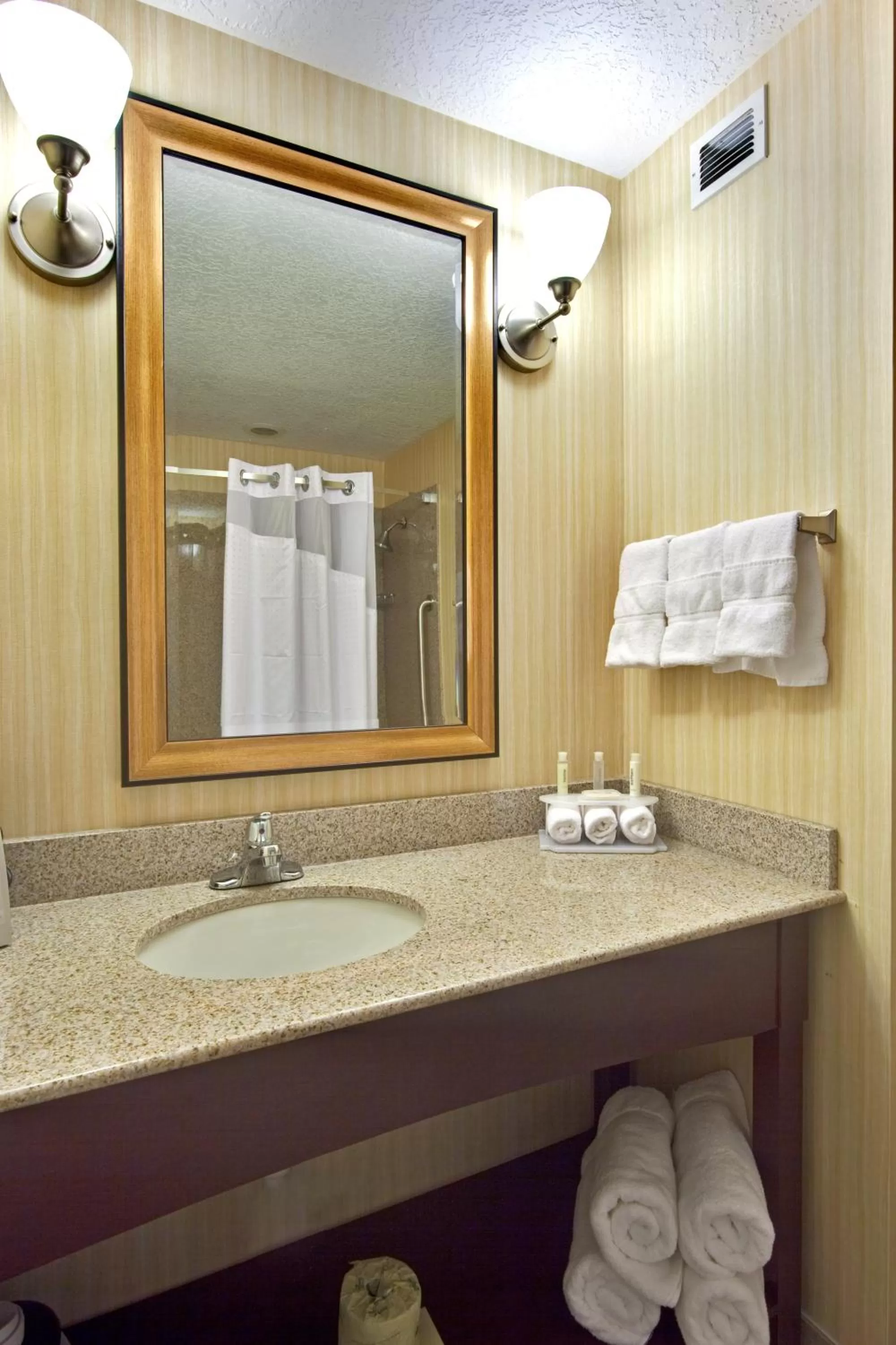 Bathroom in Holiday Inn Express Hotels Grants - Milan by IHG