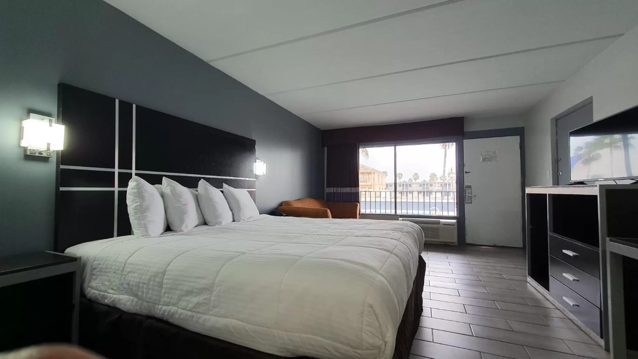 Bed in South Padre Island Lodge