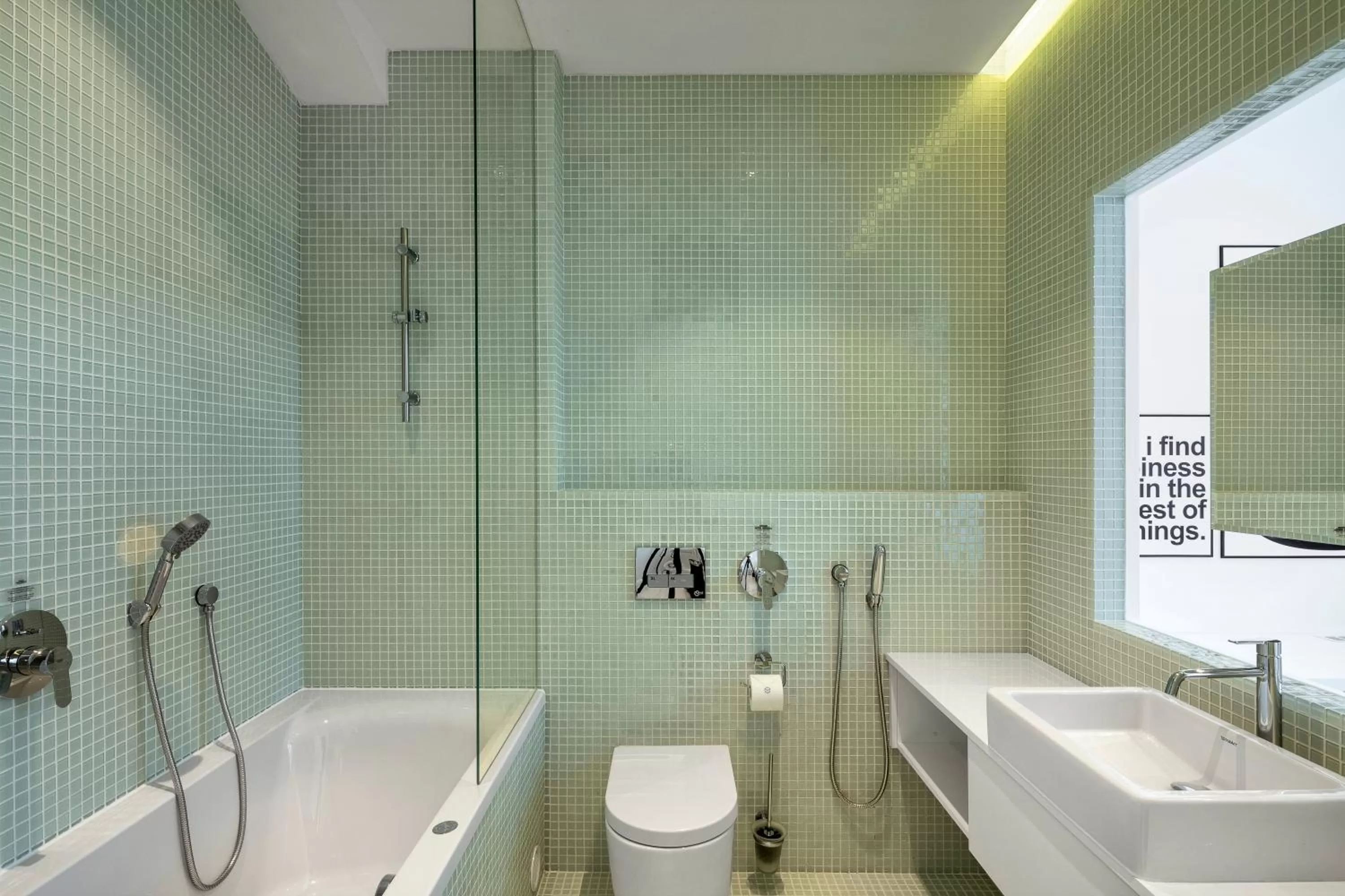 Decorative detail, Bathroom in Pytloun Imperial Design Suites