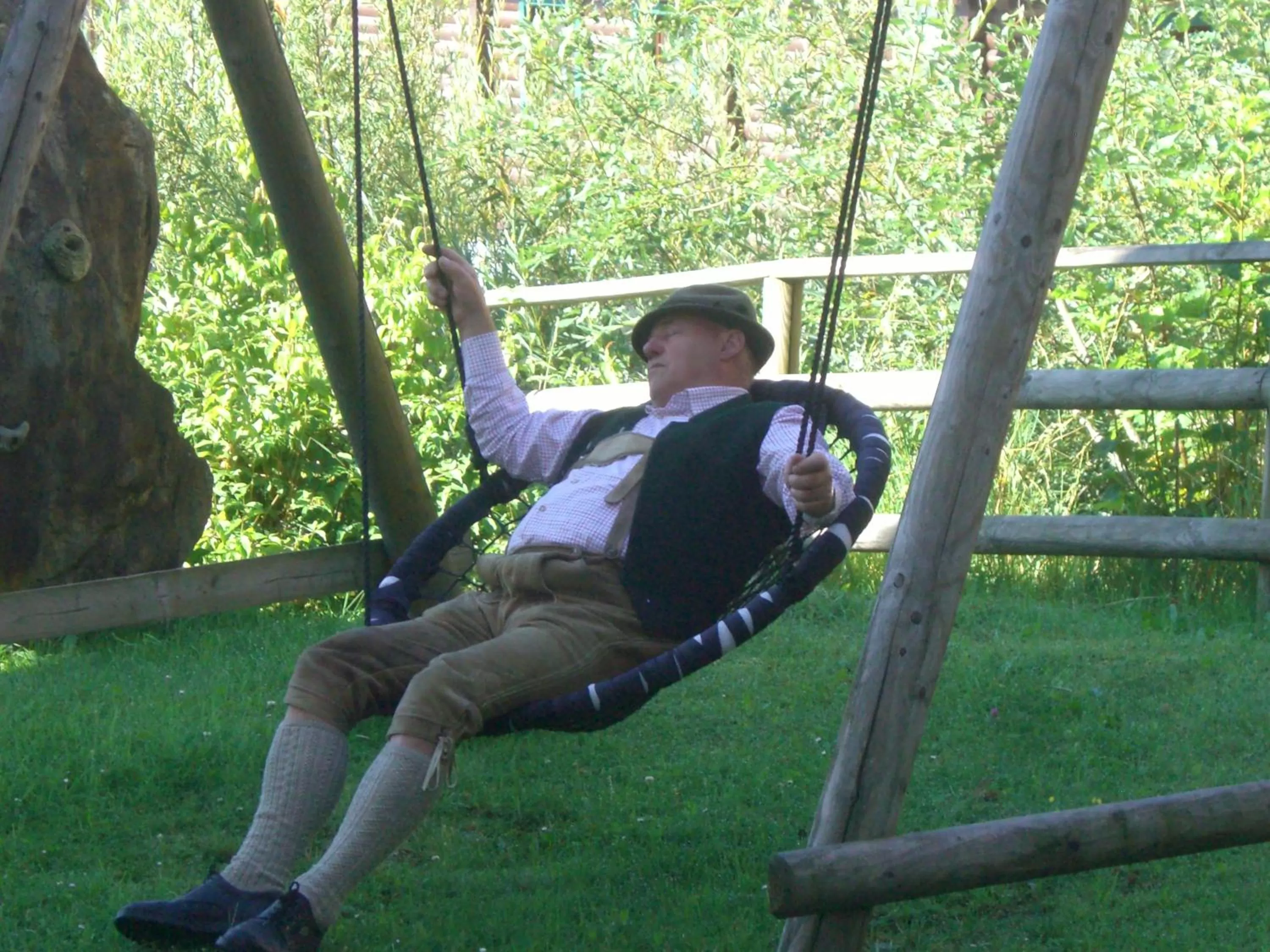 Children play ground in Bergführerhaus