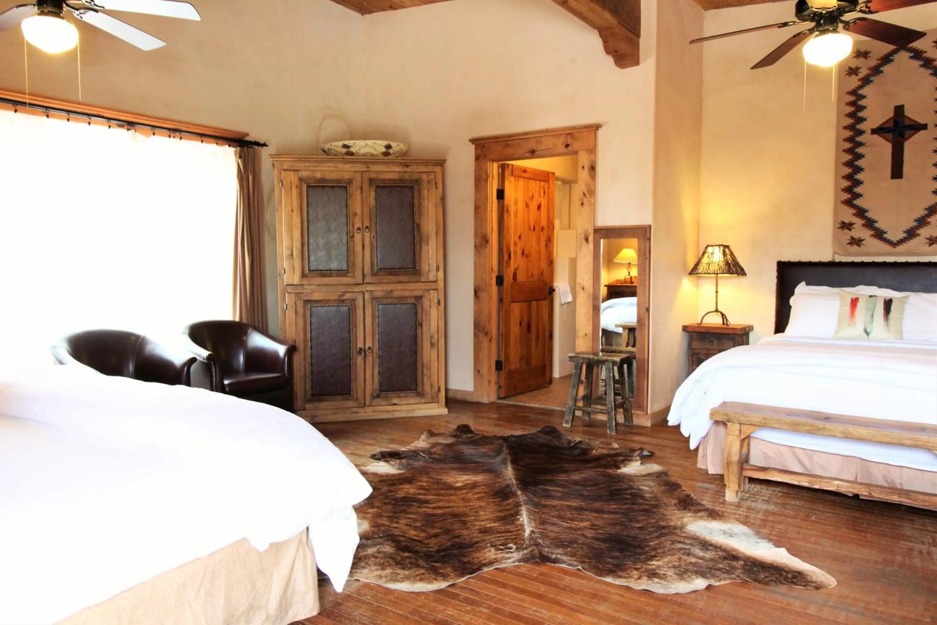 Bed in The Maverick Inn