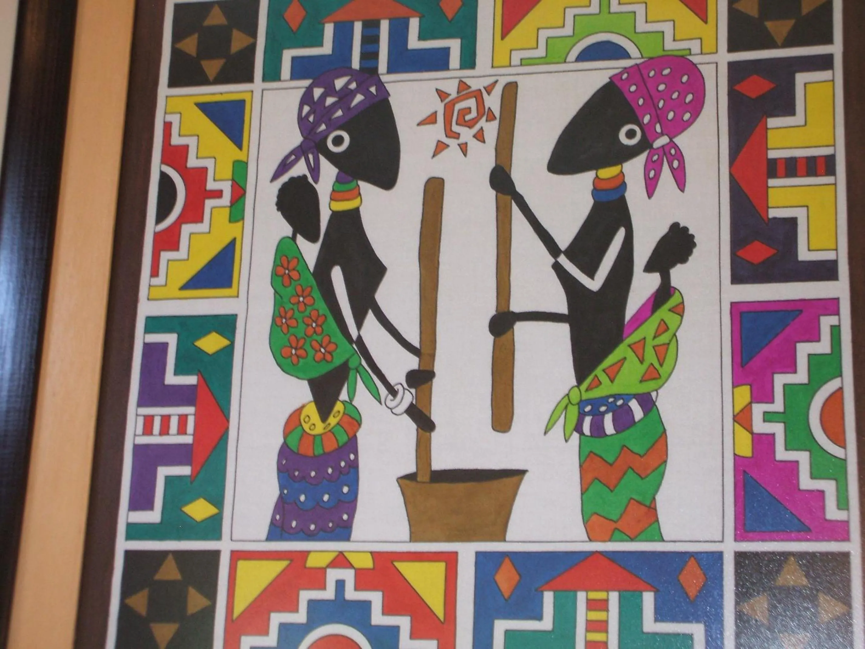 Decorative detail in Cherry Tree Cottage B&B Linden