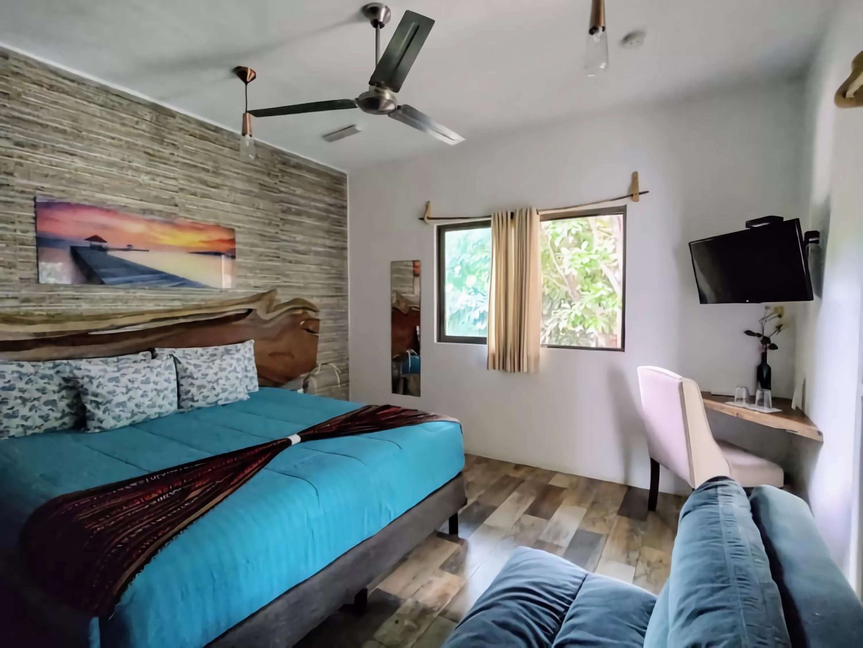 Photo of the whole room in Hotel Pancho Villas Bacalar Vista a Laguna