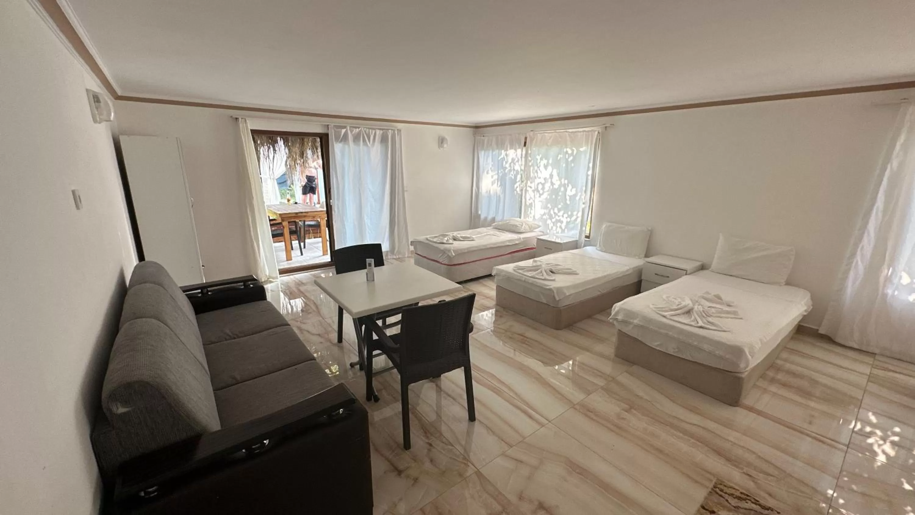 Bed in Kiriş Garden Hotel