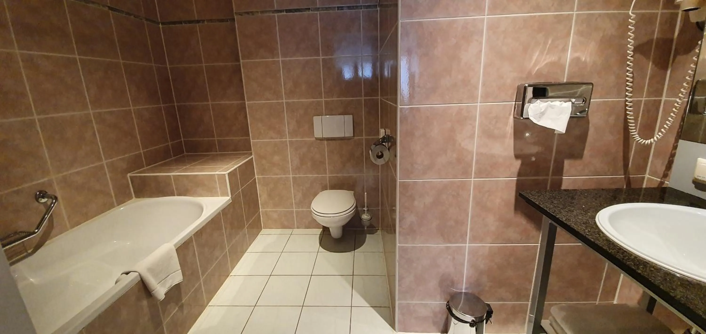 Bathroom in Fletcher Stadshotel Den Haag