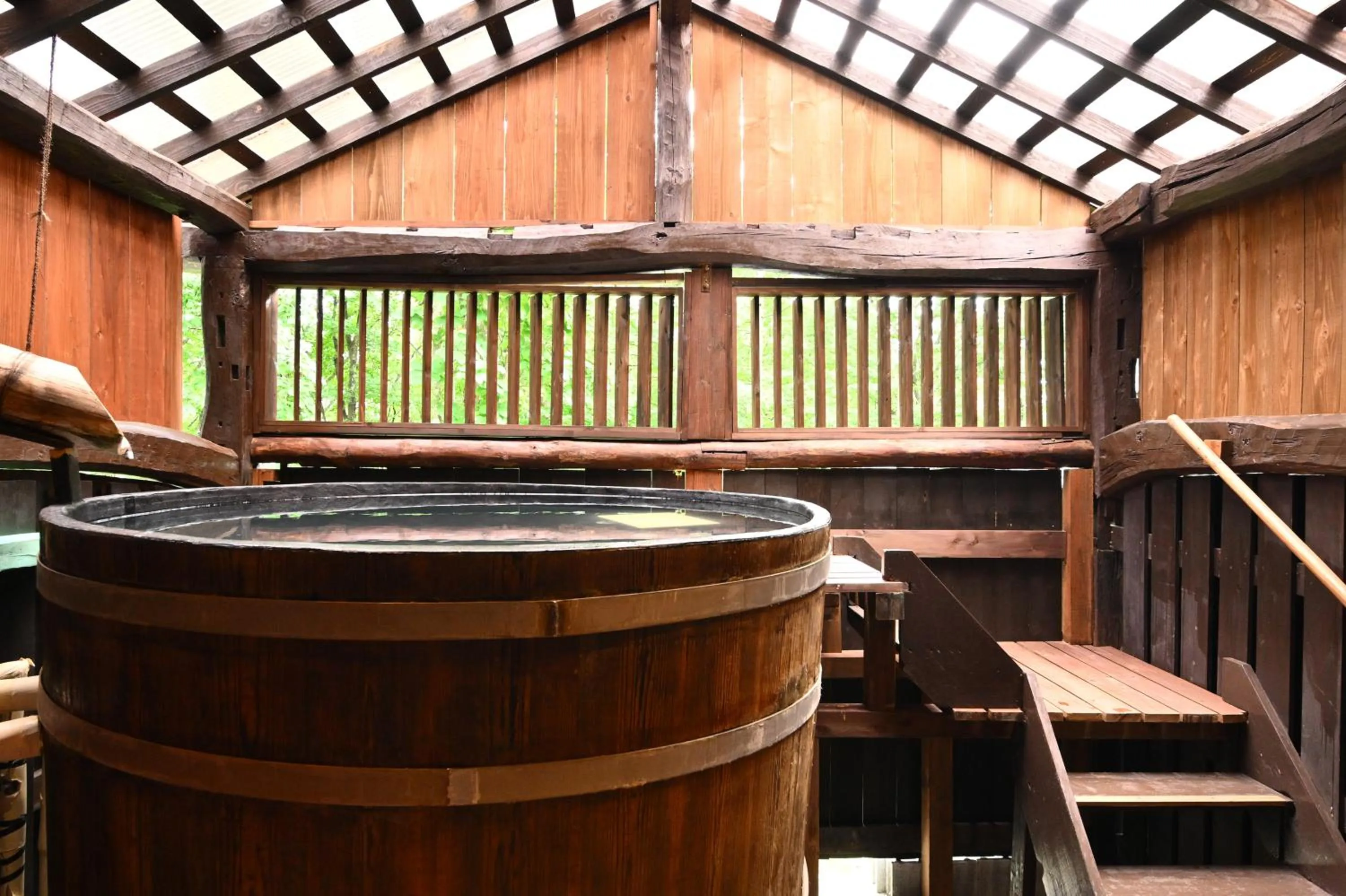 Open Air Bath in Hotel Stelle Belle