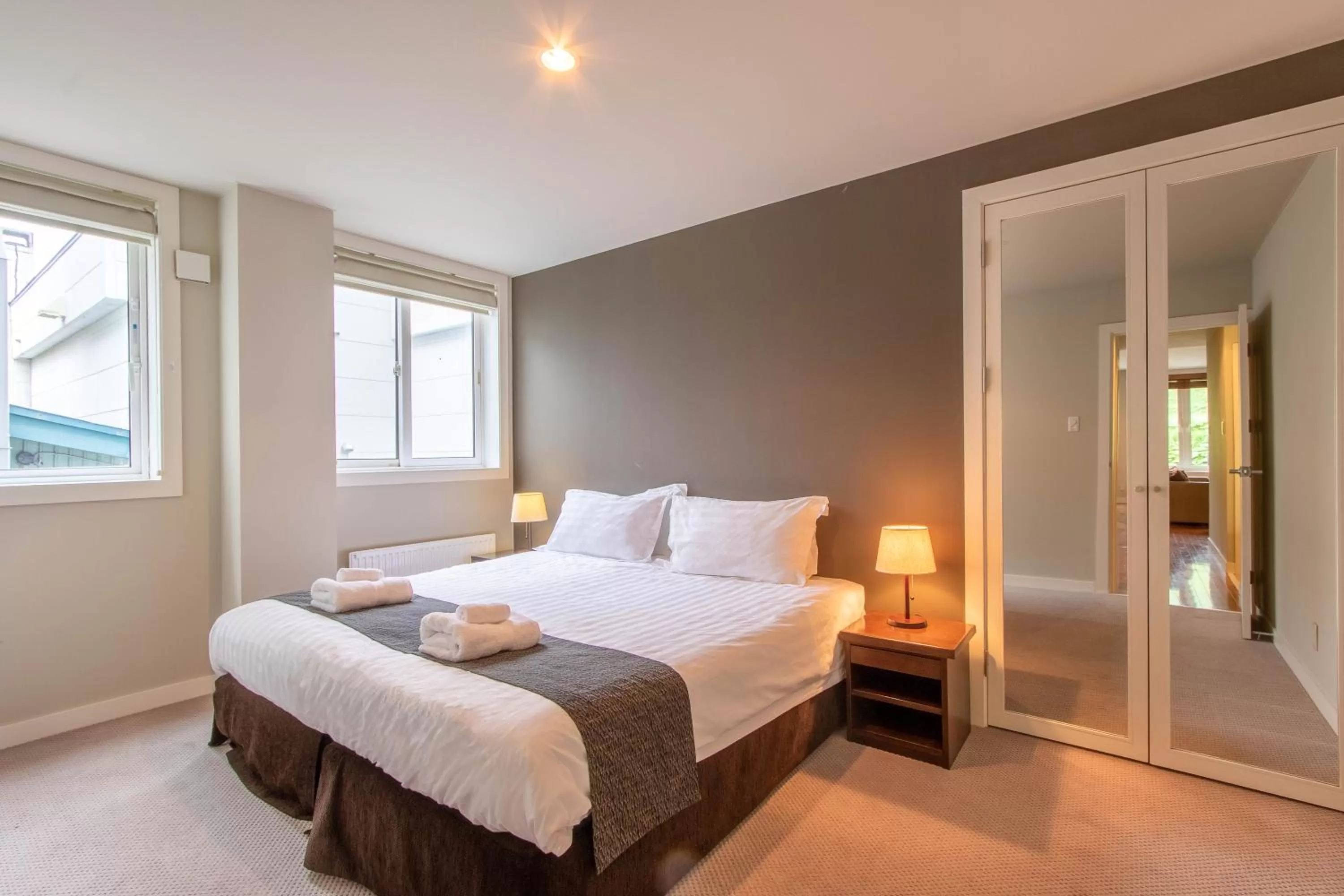 Bedroom, Bed in Fresh Powder Accommodation