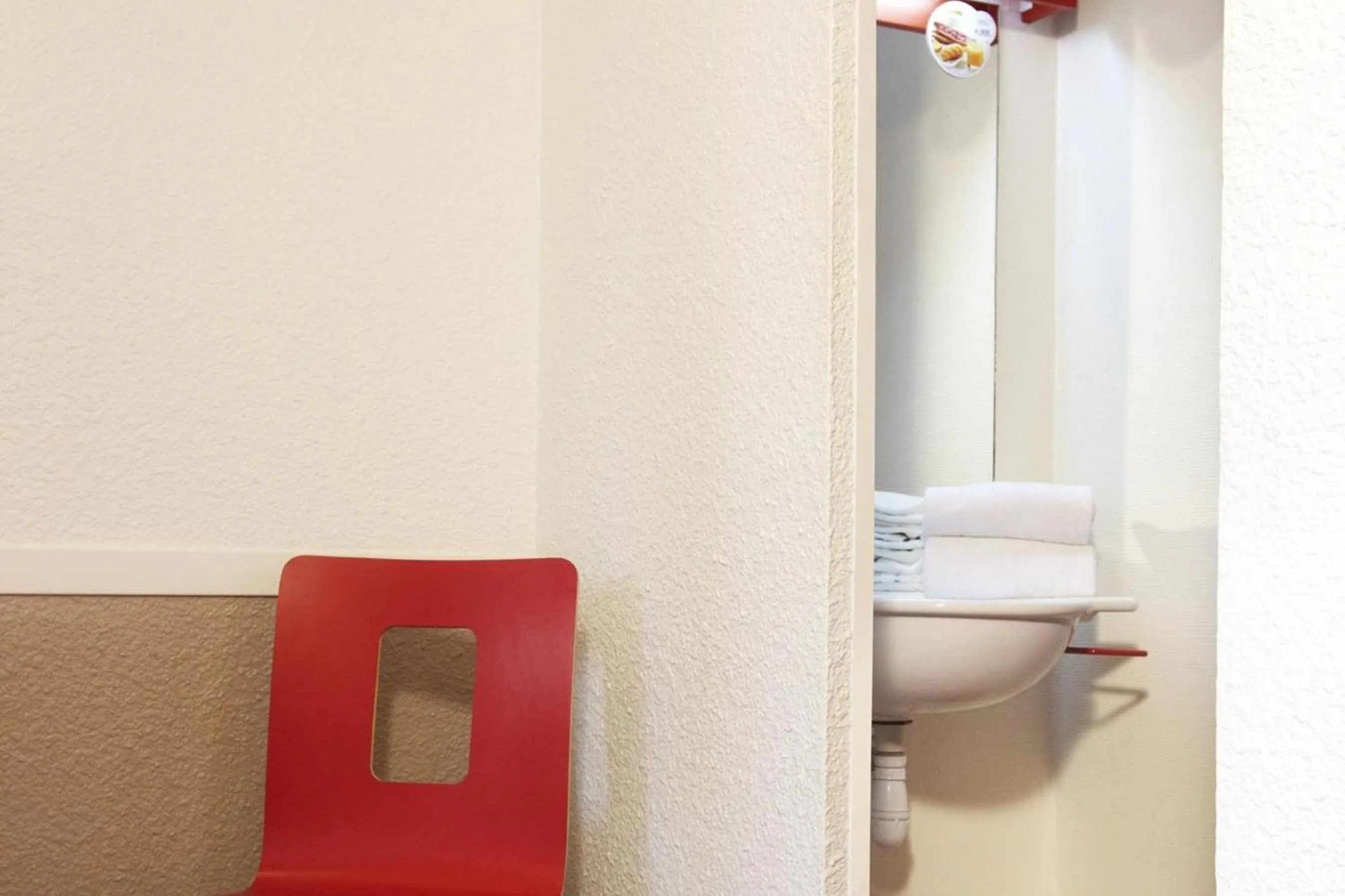 Bathroom in Premiere Classe Avignon Courtine Gare TGV