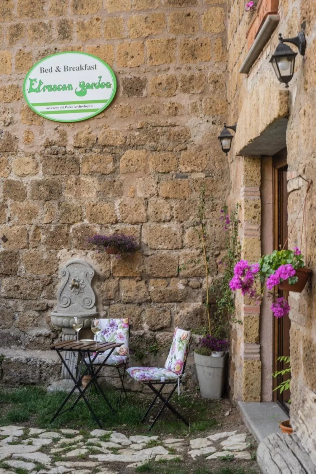 Property building in B&B Etruscan Garden