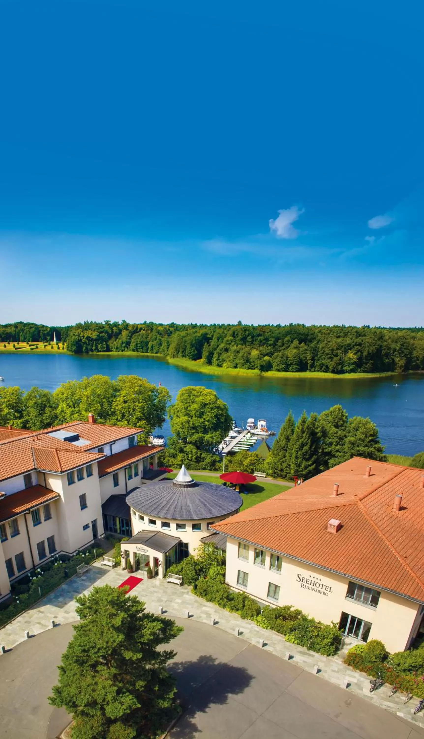 Bird's eye view in Seehotel Rheinsberg