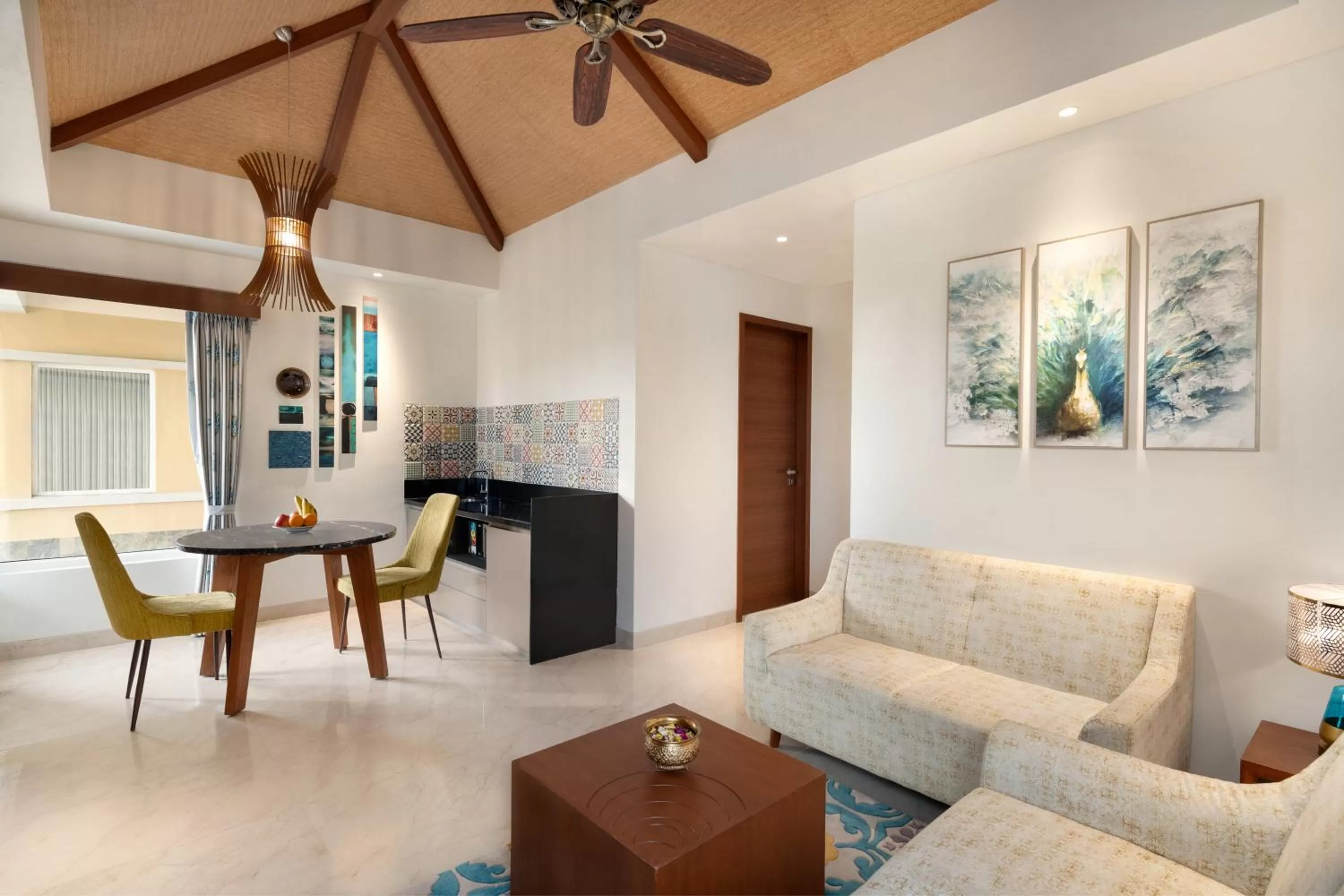 Living room in Hawthorn Suites by Wyndham Dwarka