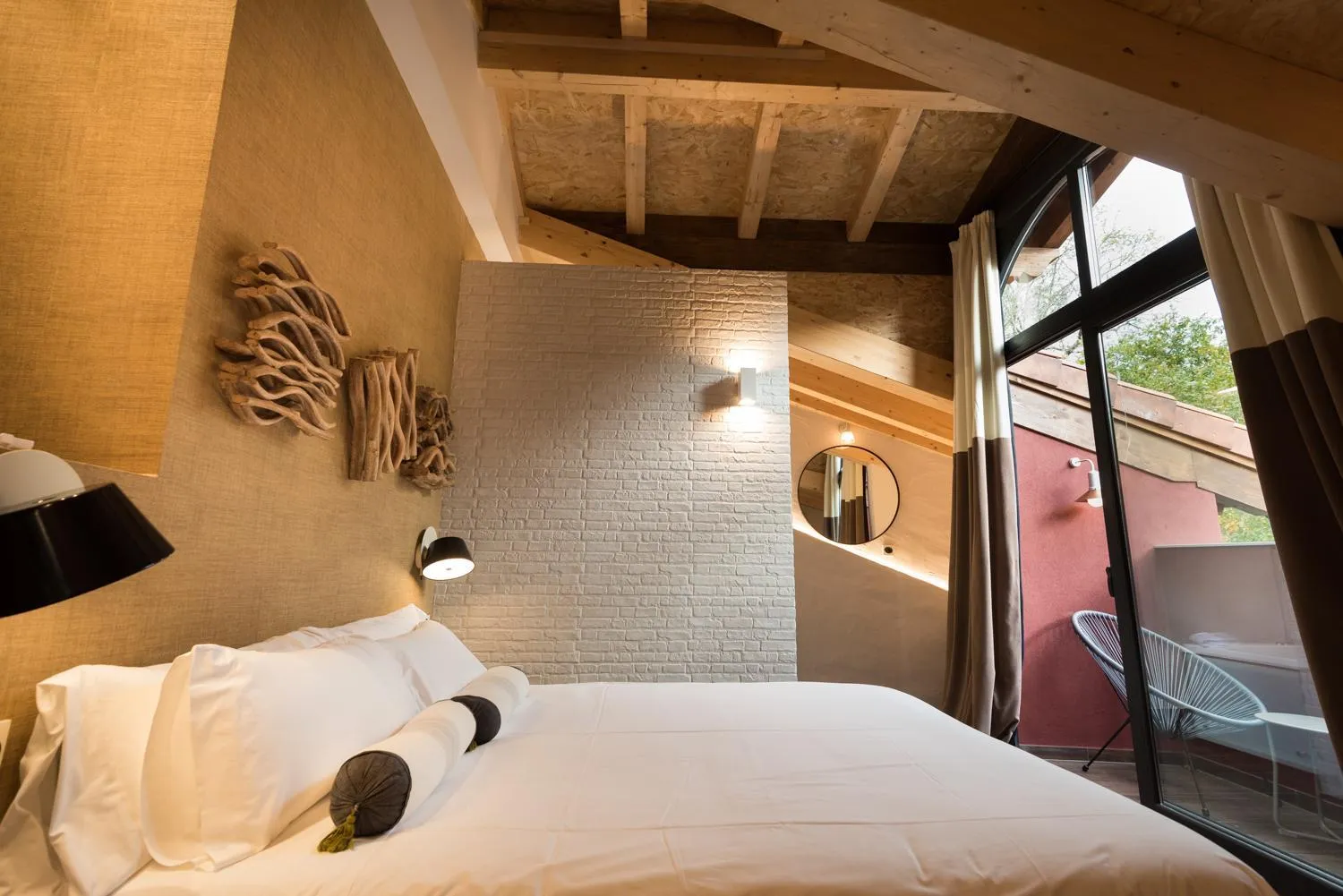 Bedroom, Bed in Hotel Rural Sagarlore