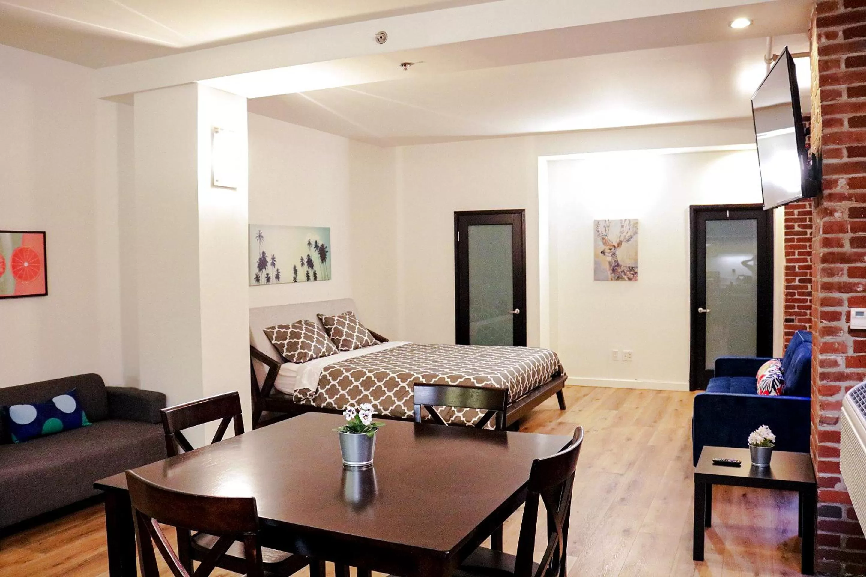 Bed in The Haas Suites