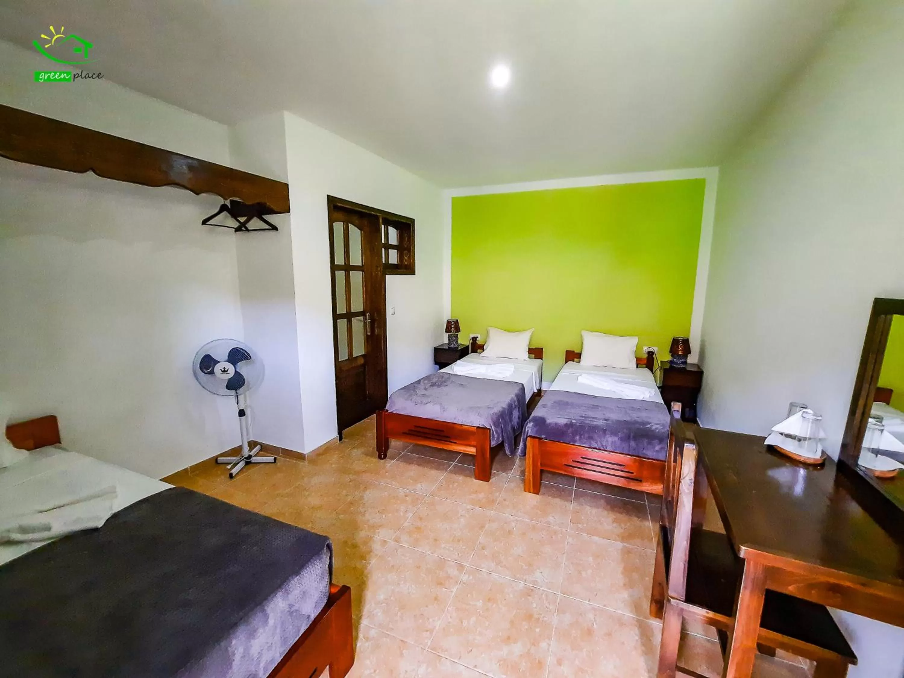 Bed in Pousada Green Place