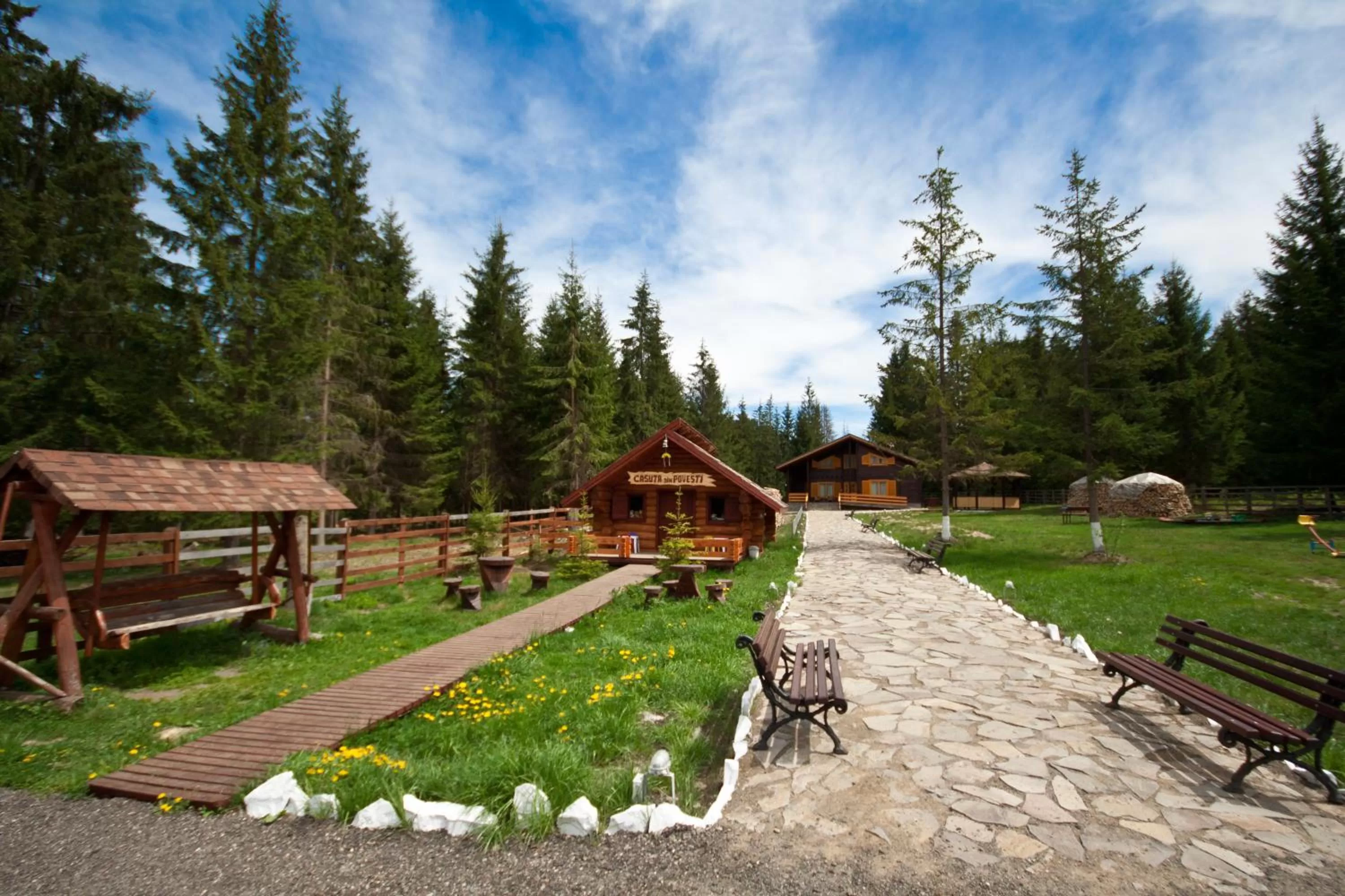 Garden, Property Building in Complex Turistic Le Baron