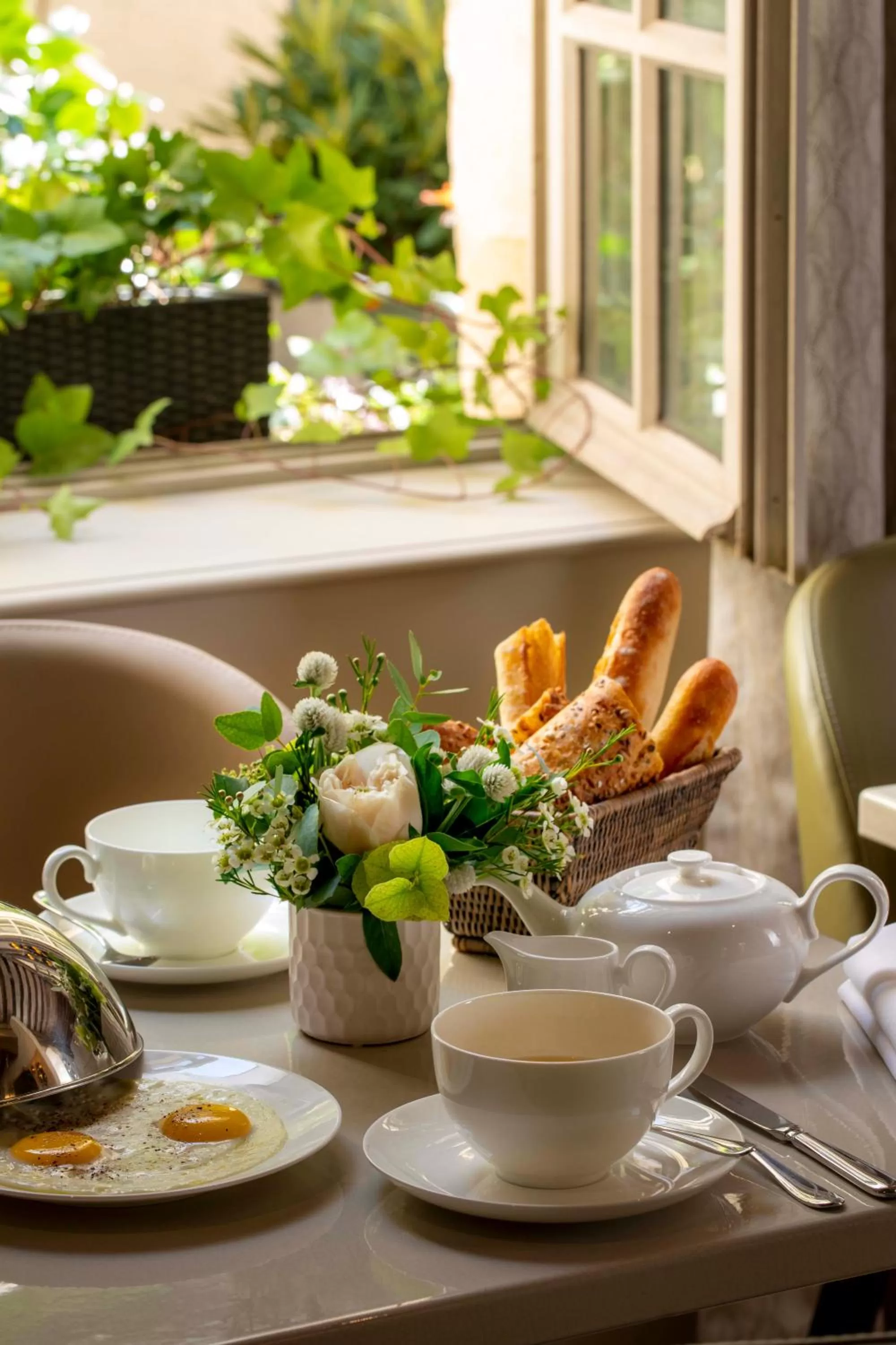 Breakfast in Hôtel D'Aubusson