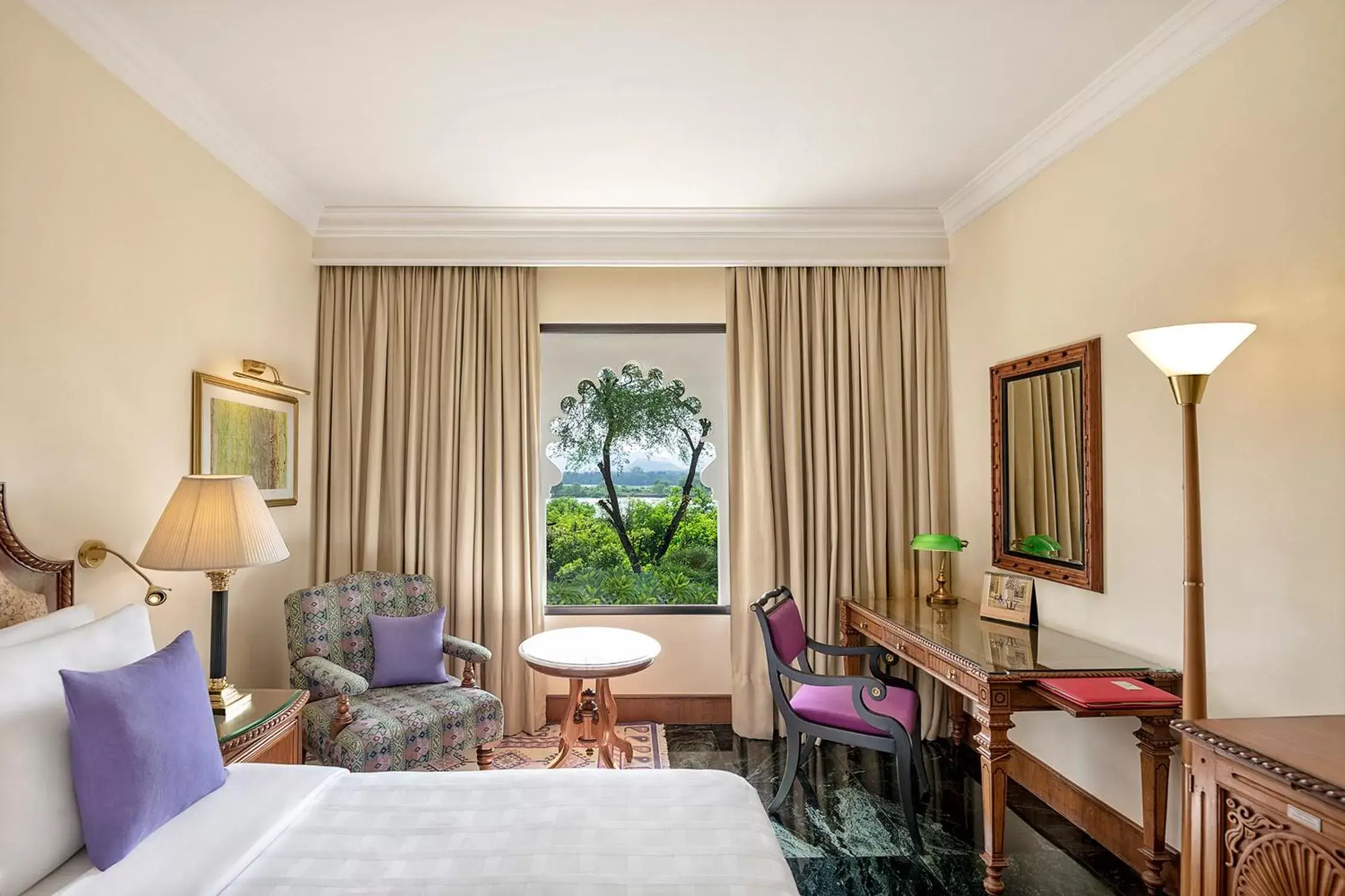 Deluxe Aravalli View Room King Bed in Trident Udaipur Deluxe Aravalli View Room King Bed in Trident Udaipur