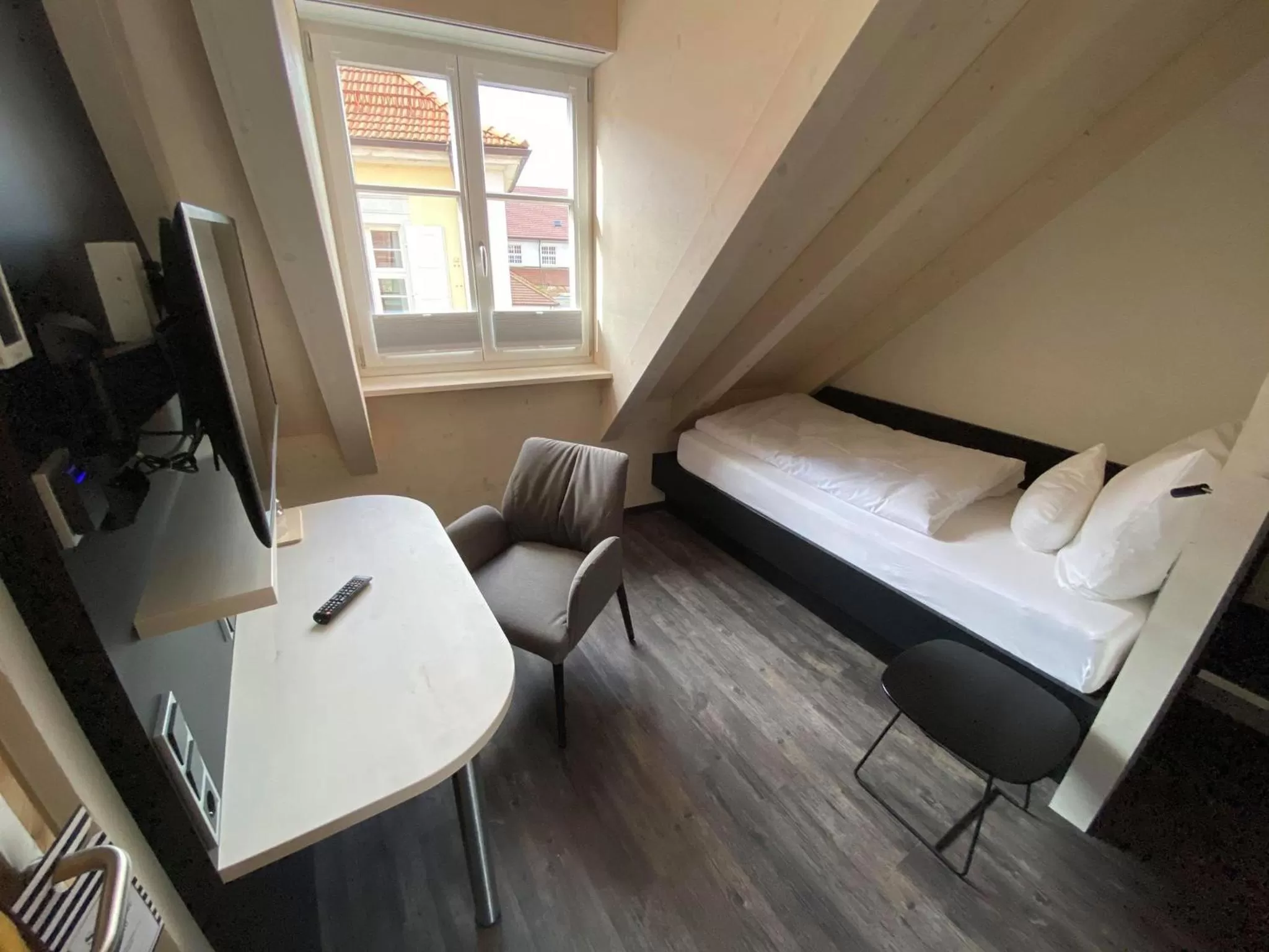 Photo of the whole room, Bed in Stadthotel Haslach