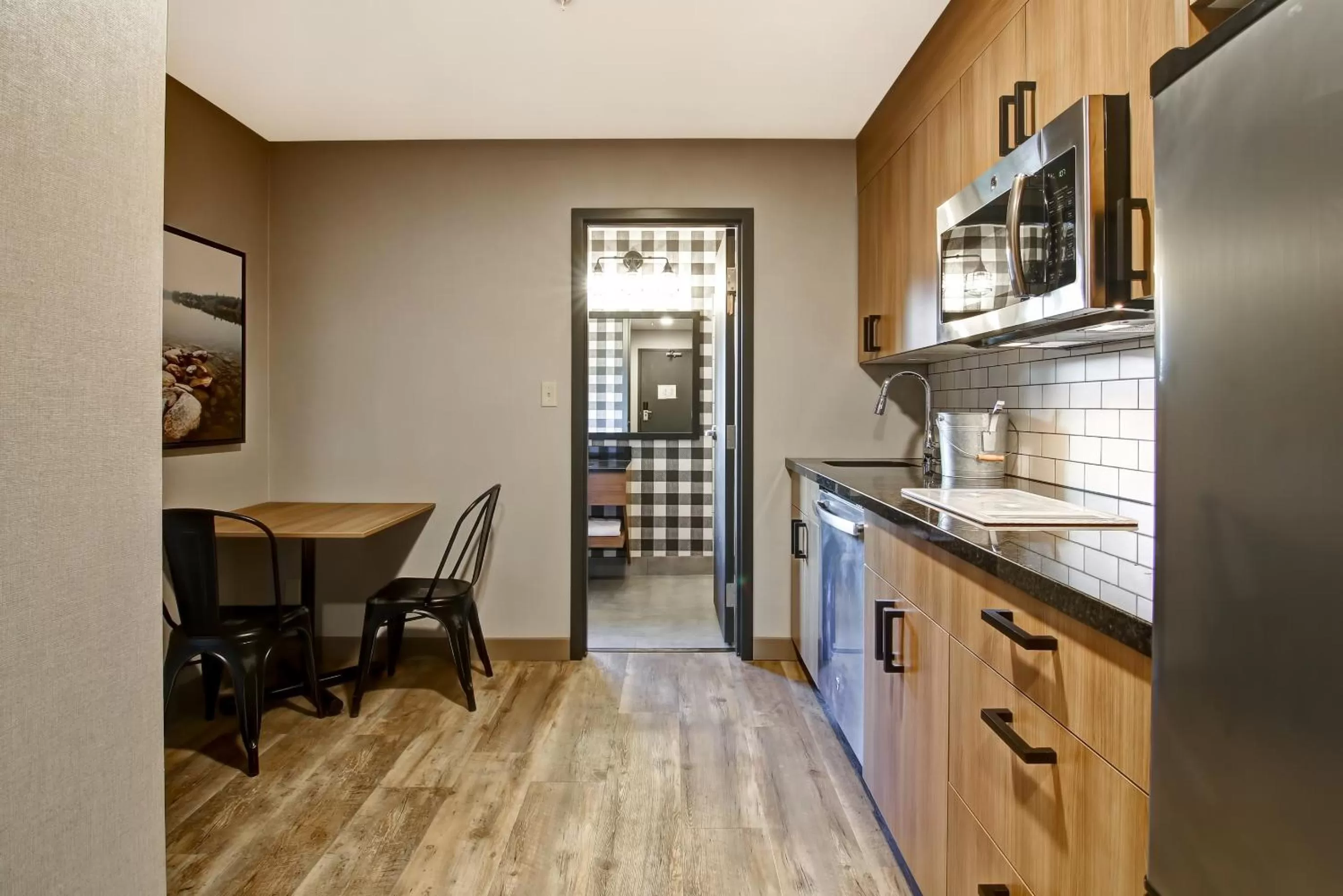 Kitchen or kitchenette in Canalta Lodge
