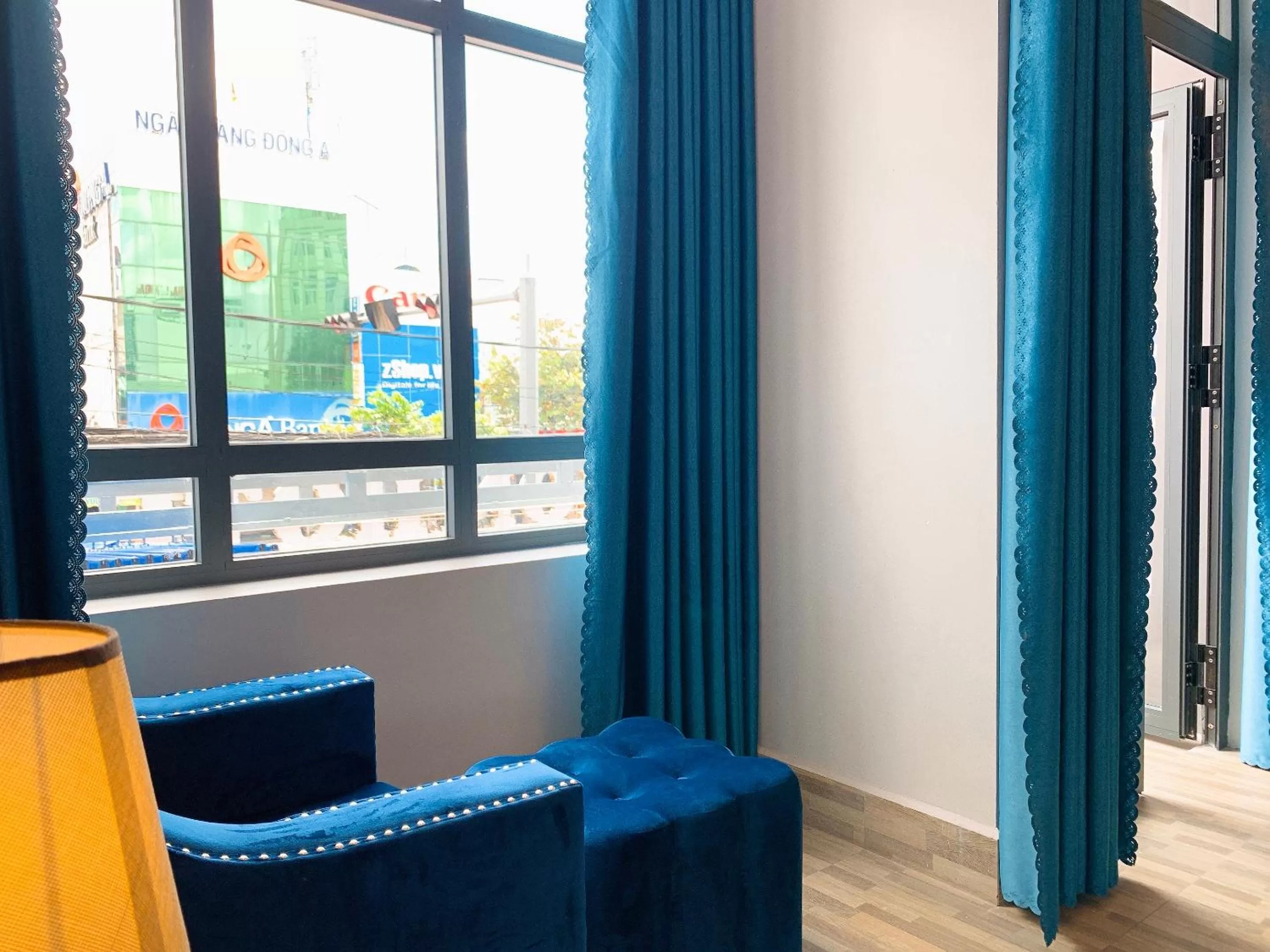 Seating area in LION HOTEL