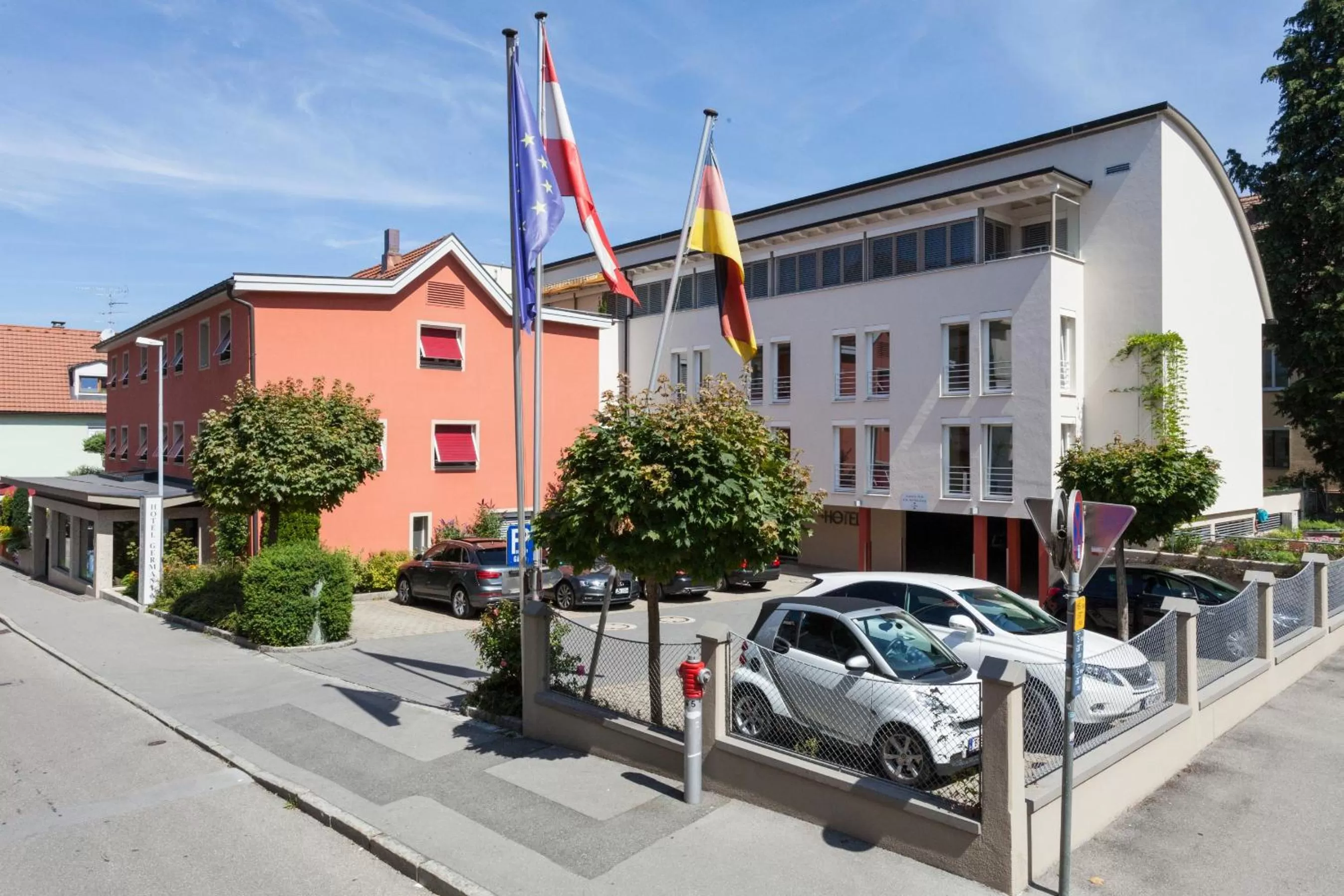 Facade/entrance in Hotel Germania