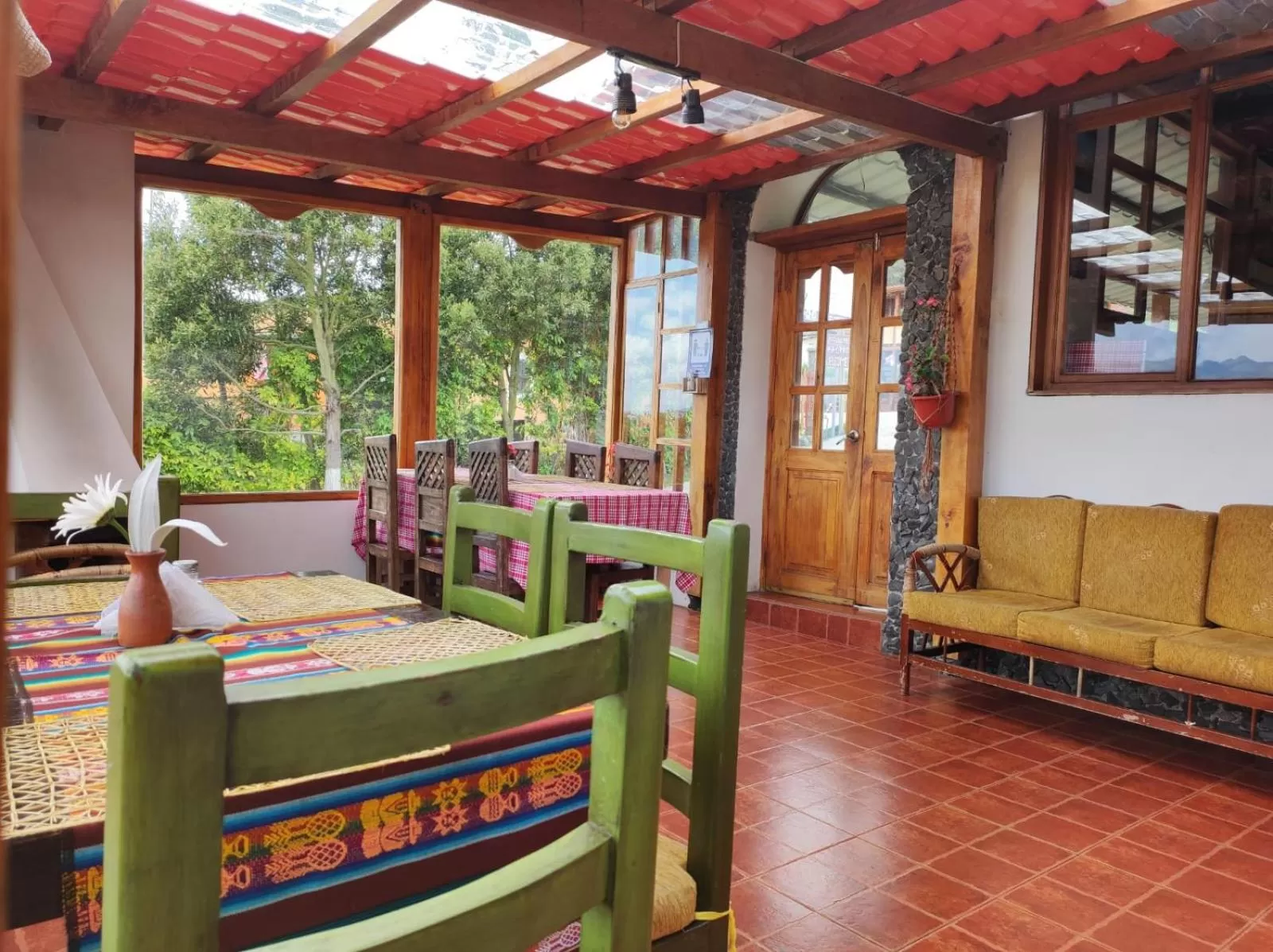 Living room, Restaurant/Places to Eat in Ruta de los volcanes "Casa de campo"