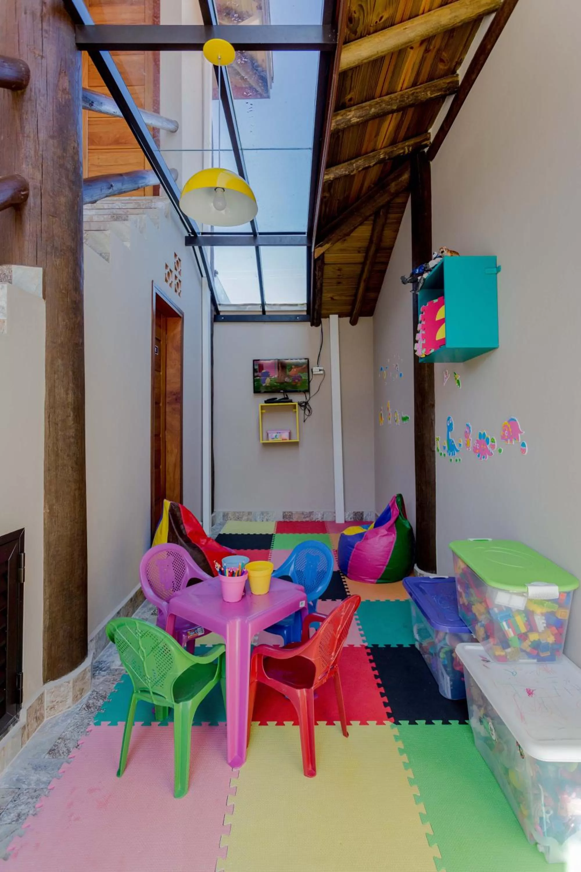 Children play ground in Pousada Chalés do Julião