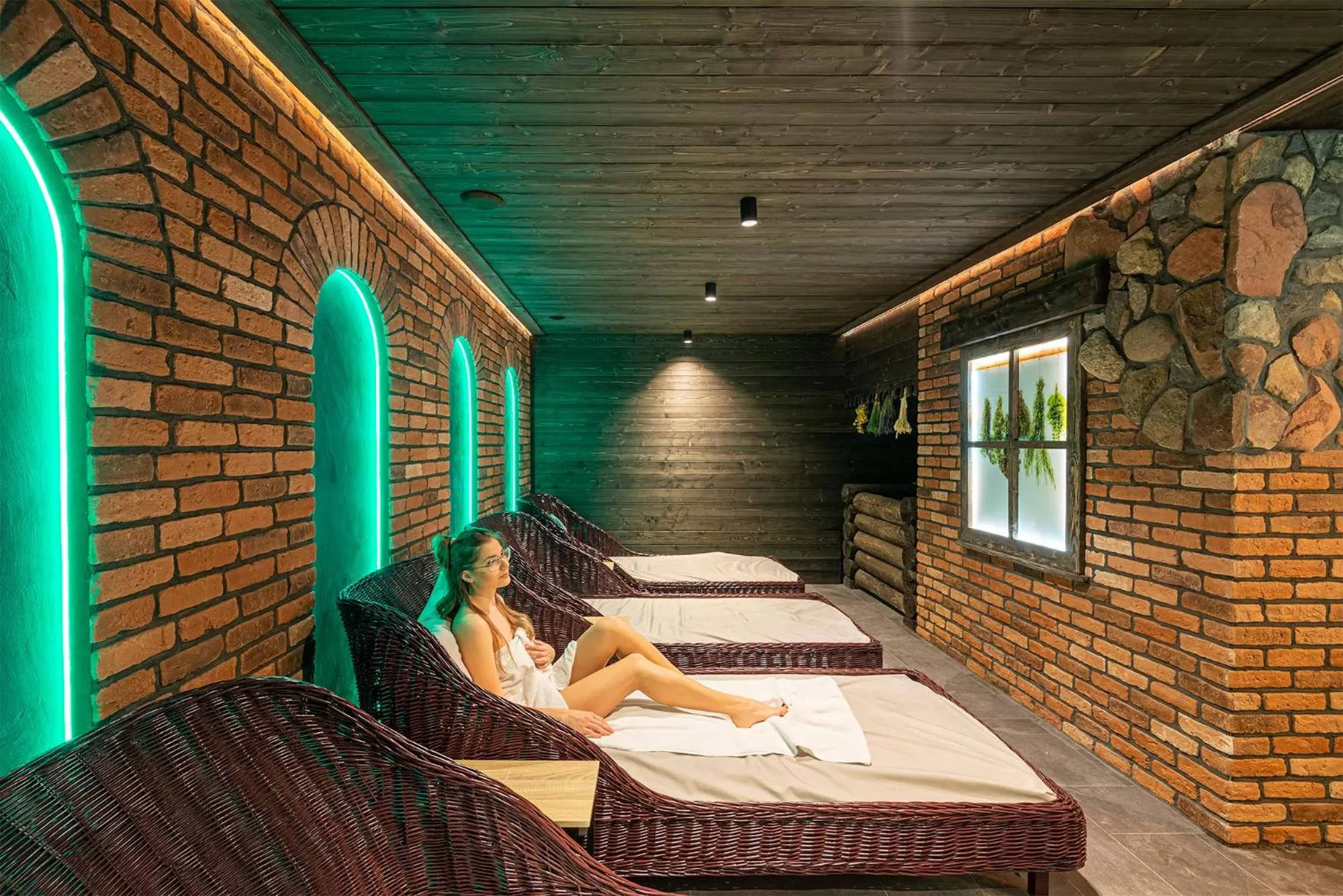 Sauna in Hotel Zamek Ryn