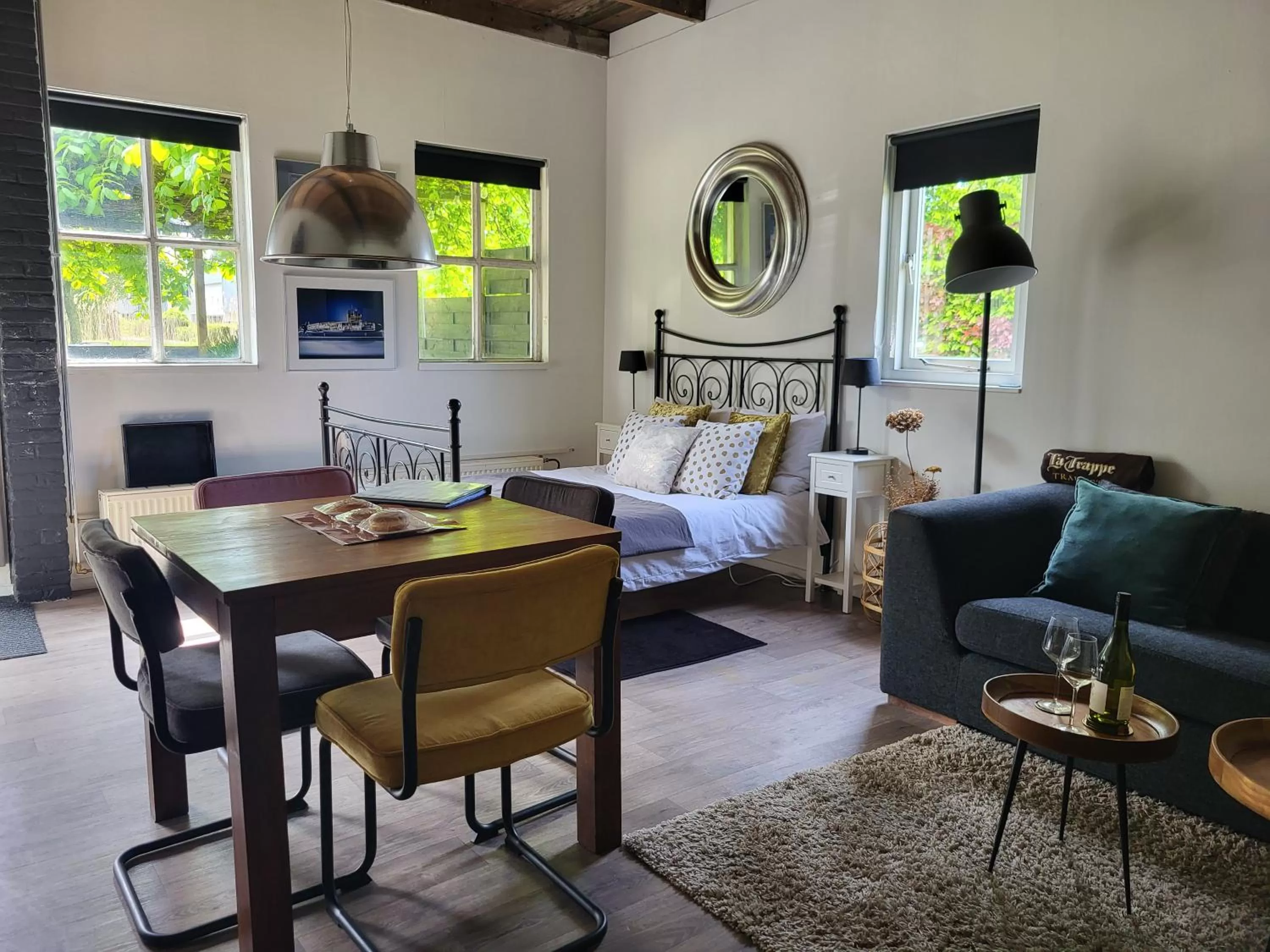 Seating Area in LUXE Bloemenzicht 4 personen, BnB, 10 minuten van zee