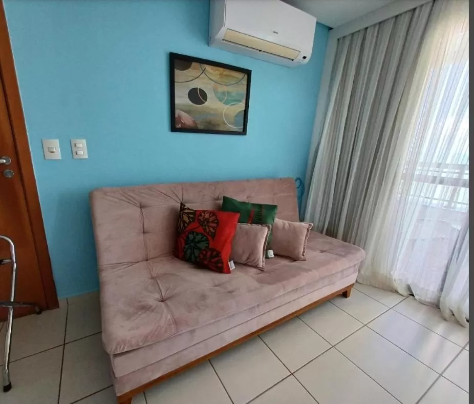 Seating Area in Ponta Negra Flat Confort 18 Andar