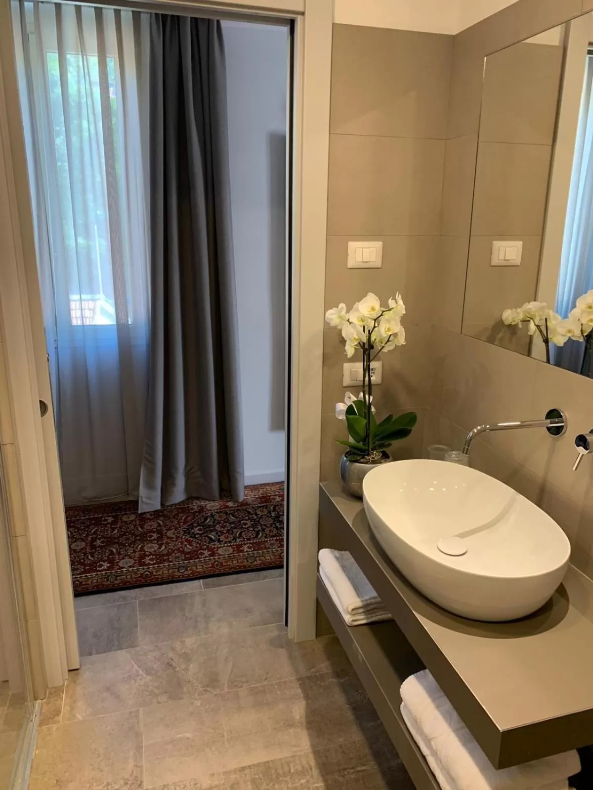 Bathroom in Hotel Ristorante La Quartina